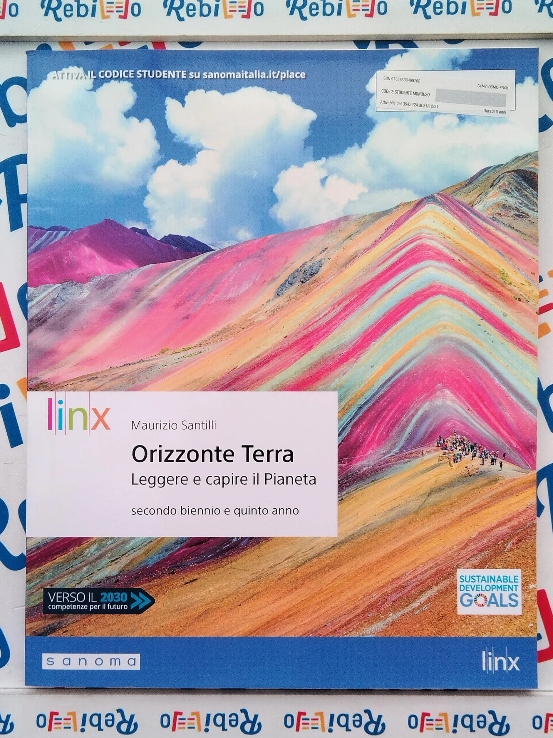 ORIZZONTE TERRA - LEGGERE E CAPIRE IL PIANETA - SECONDO BIENNIO E QUINTO ANNO - (9788863649970) + Materiali didattici – Rebillo
