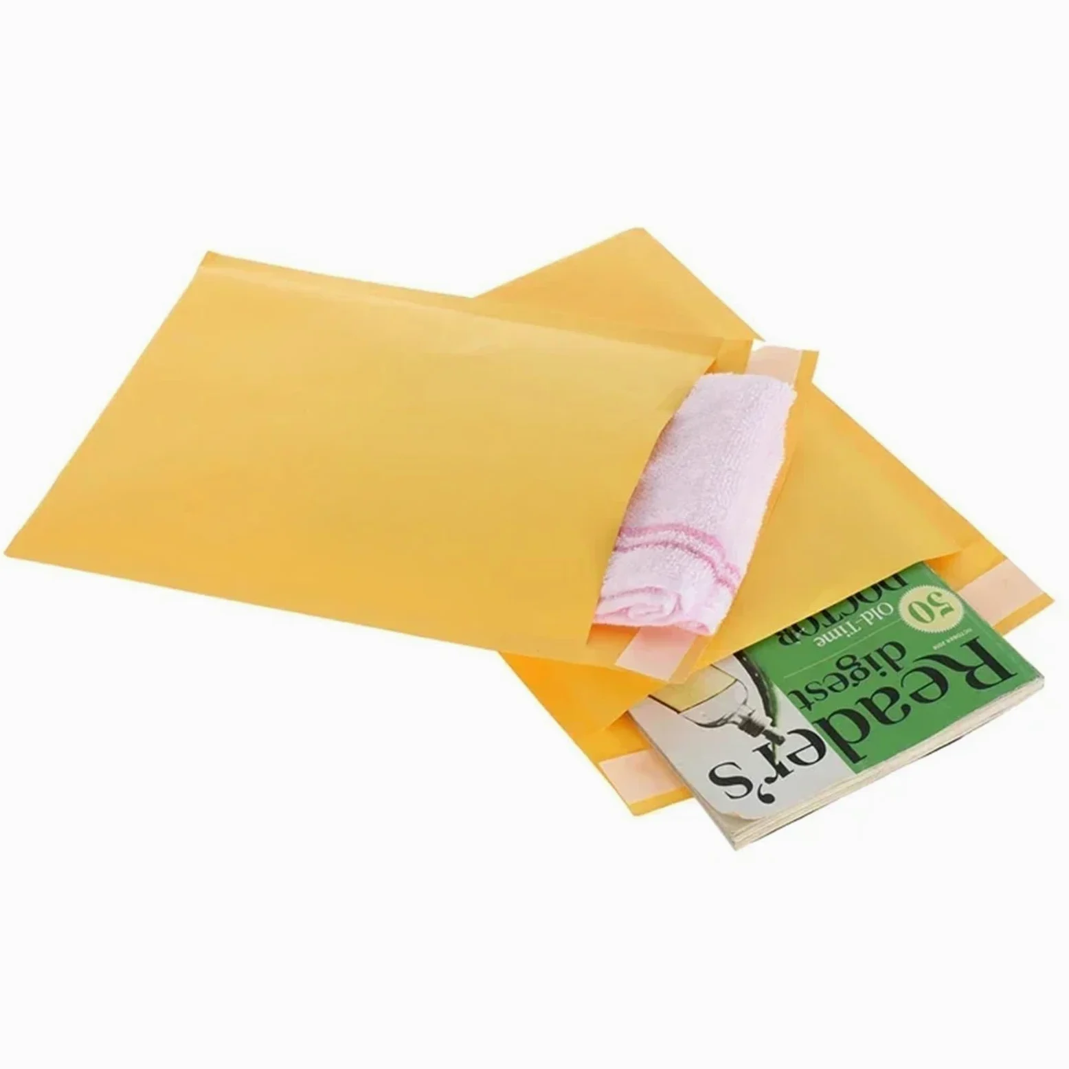 piccola borsa per la spedizione Buste imbottite in carta kraft, buste for spedizioni imbottite, buste for imballaggio autosigillanti, buste for corriere(18x23cm-100pcs)