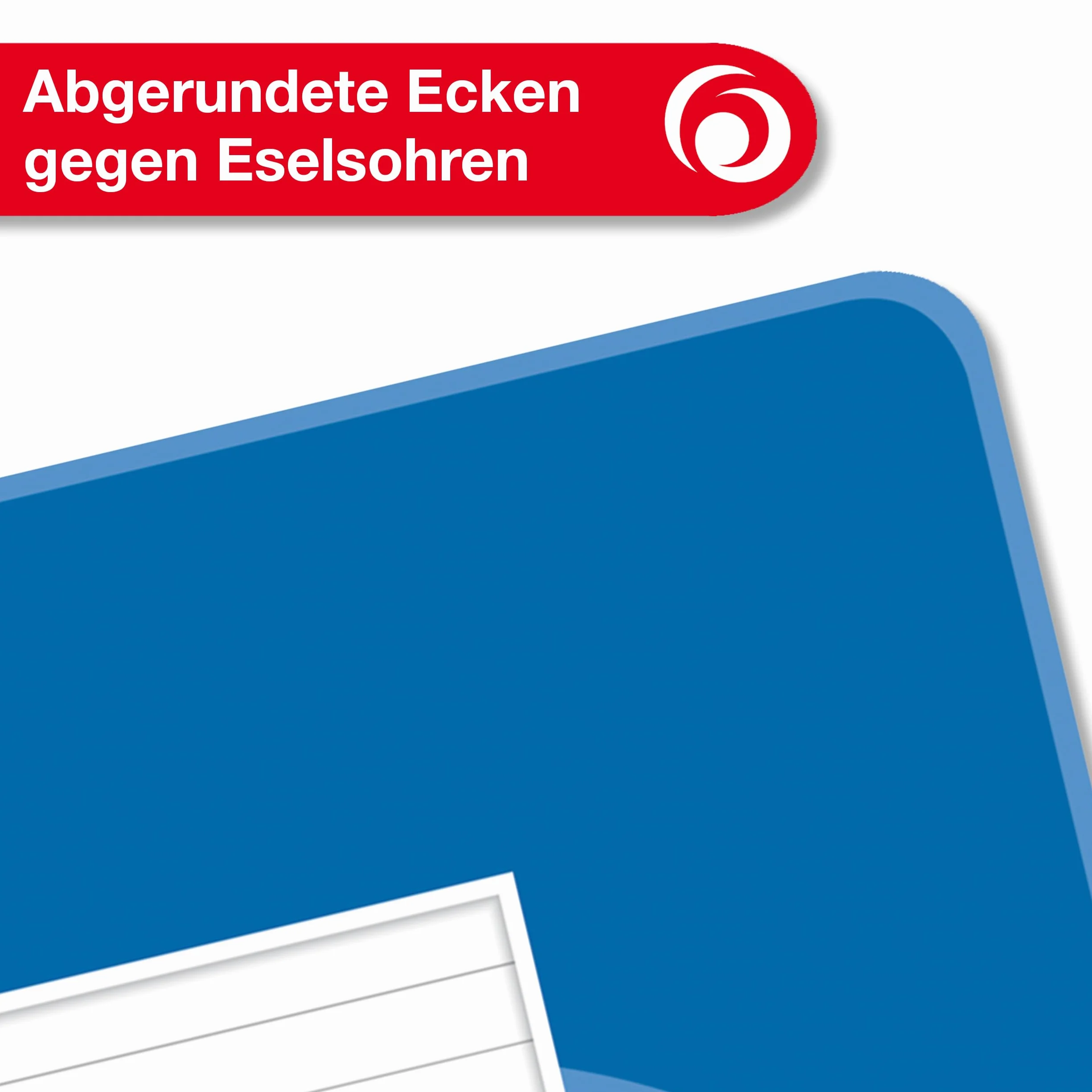 Herlitz Quaderno A4 A righe con margini 16 pagine Confezione da 10 pezzi