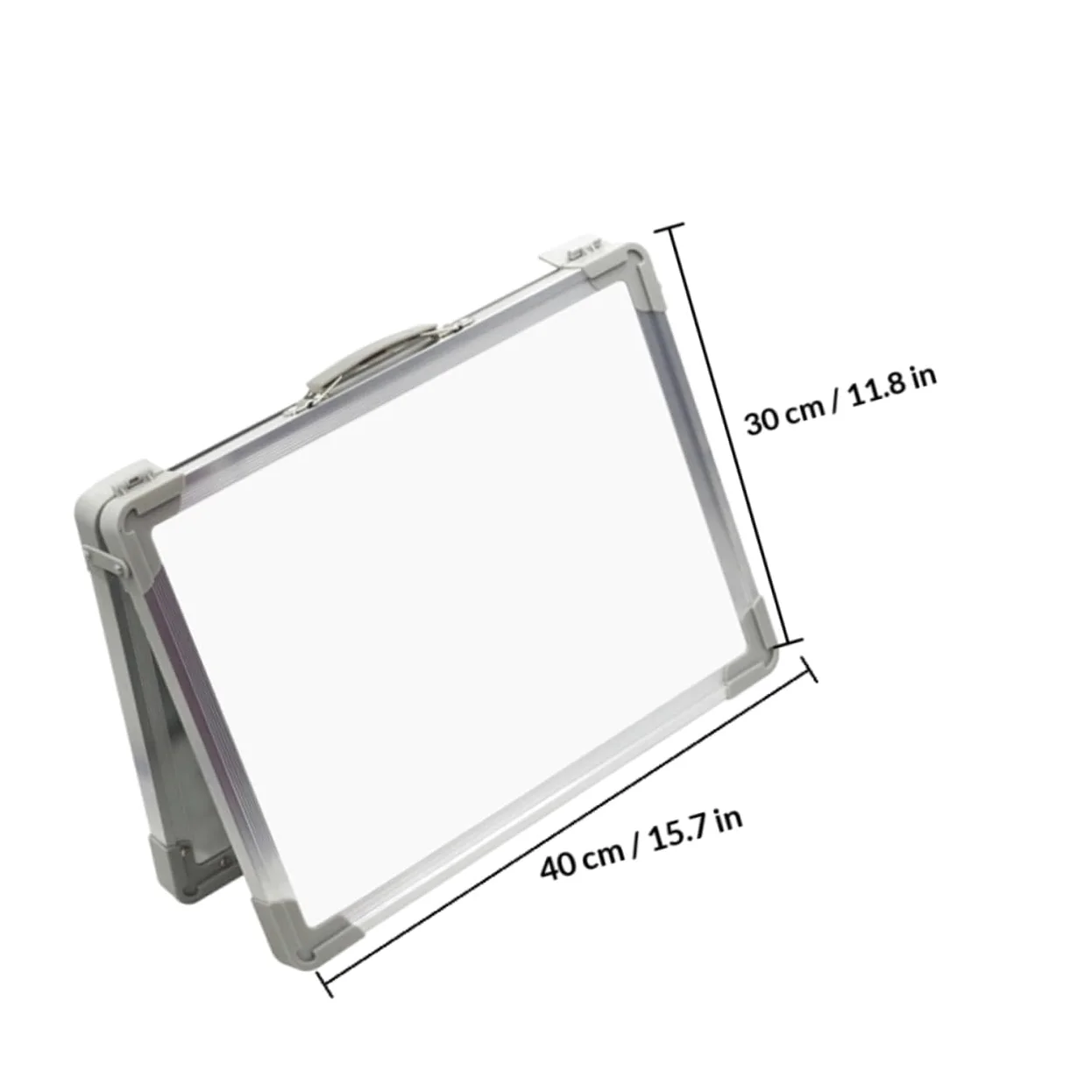 Kichvoe Lavagna Magnetica Doppia Faccia con Supporto in Lavagnetta Cancellabile da Tavolo Leggera per Scuola Ufficio Casa e Insegnamento