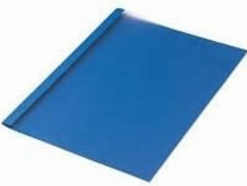 LMG LMG-BL bmdlem R1.5 – Copertine per Rilegatura Termica struttura in lino Matter anteriore, fori 1.5 mm, 50 pezzi
