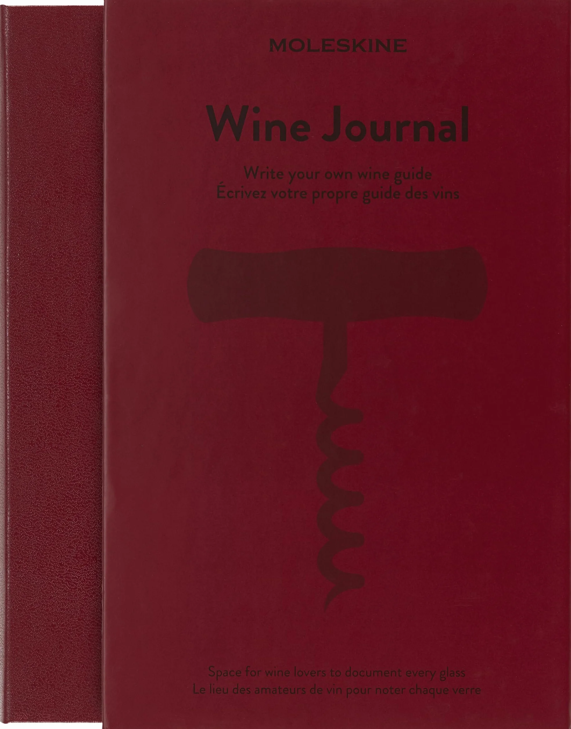 Moleskine Wine Journal, Taccuino a Tema per Collezionare e Organizzare i Tuoi Vini, Copertina Rigida, Formato Large 13 x 21 cm, 400 Pagine
