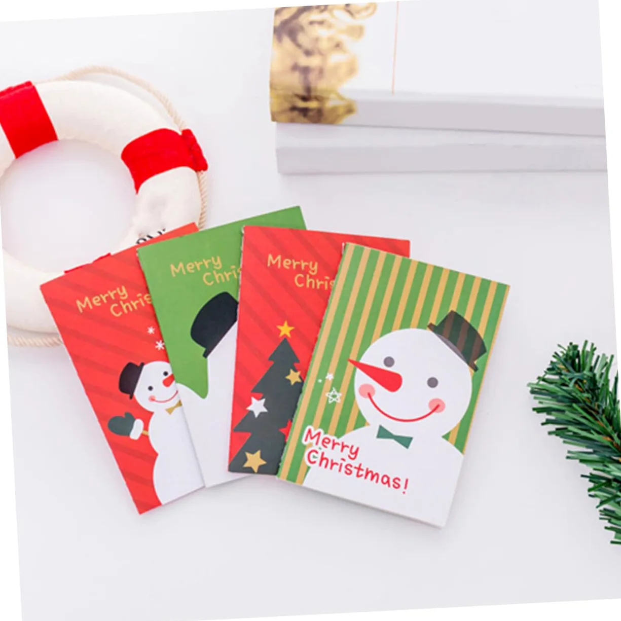 Homoyoyo 48 Pezzi Quaderni Natalizi Tascabili Design Cartone Animato con Natale Notebook Leggeri e Colorati per Scrittura e