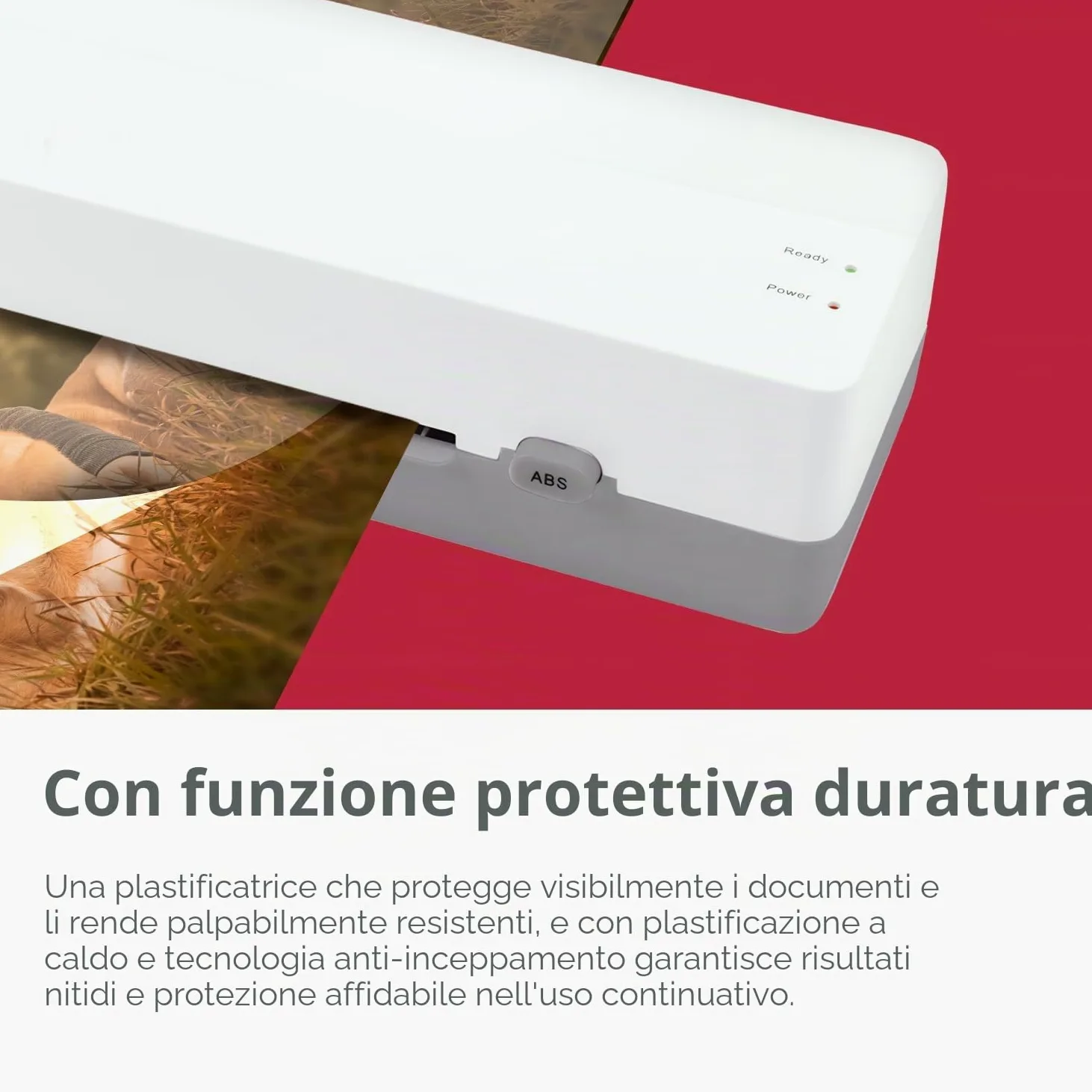 OLYMPIA A130 Plastificatrice A3 | Fogliatrice compatta per ufficio, scuola e casa | Laminazione a caldo fino a 320 mm | Per pellicole di laminazione da 80 – 125 micron | Plastificatrice A3 & A4 |