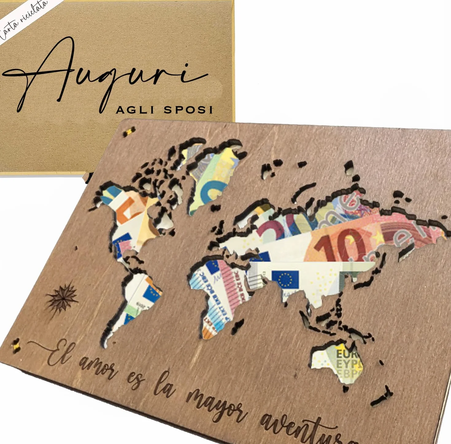 Regali di nozze per gli sposi Confezione regalo in denaro con biglietto