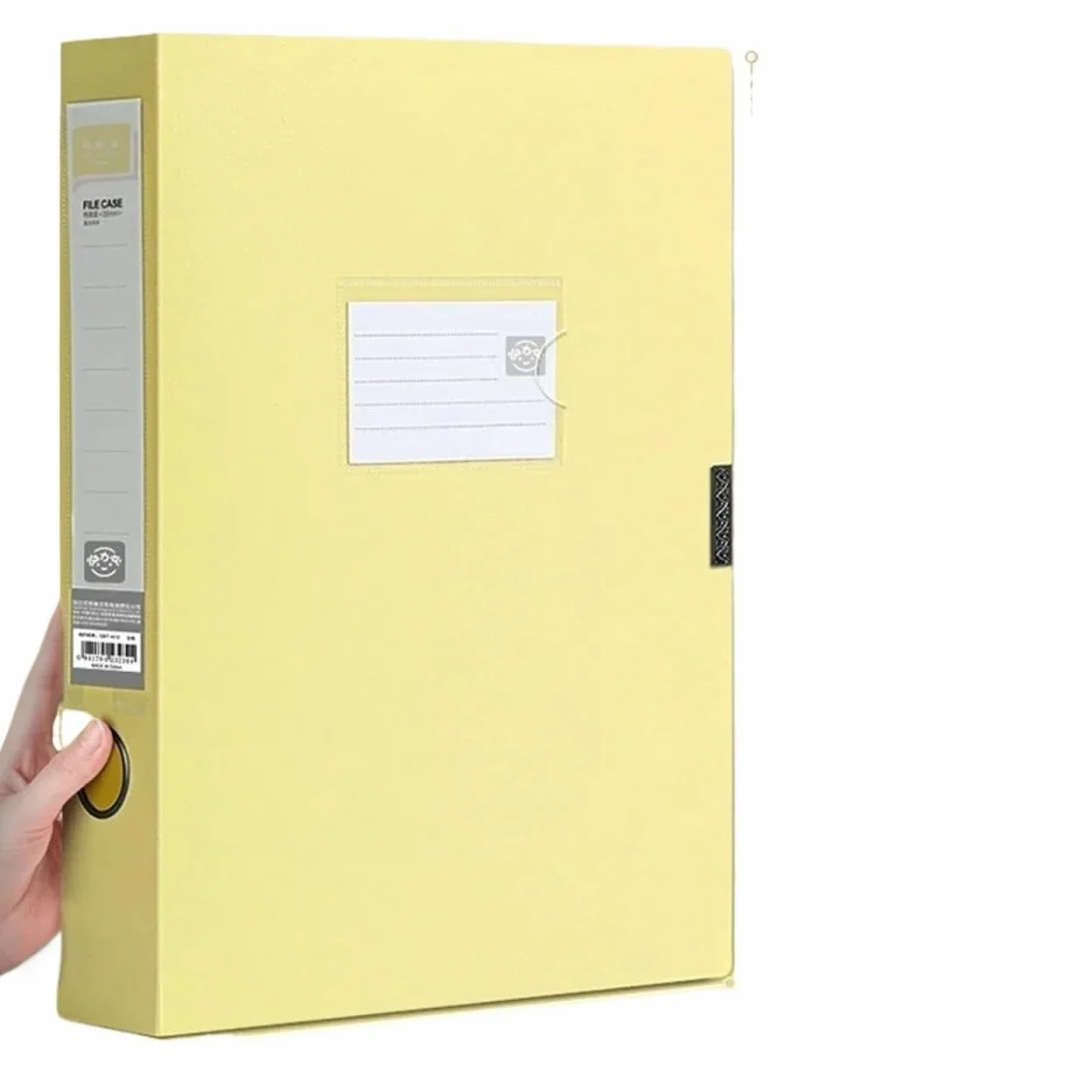 Cartella In Scatola 10 pezzi di cartella di file A4 di grande capacità Cartella di archiviazione desktop multifunzionale impermeabile for file organizer Per L'Archiviazione Dei Documenti(Yellow)