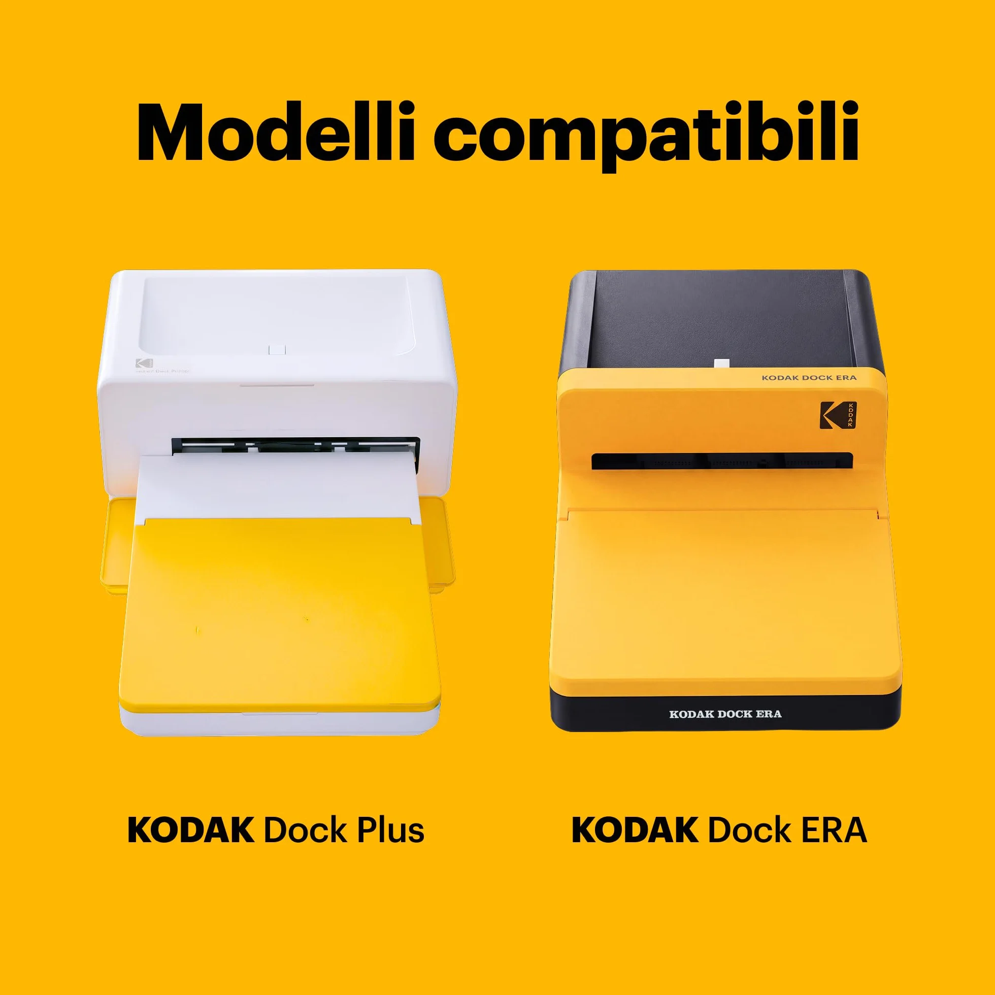 KODAK 4PASS (10x15cm) Cartucce per Stampante Fotografia Dock & Dock Plus, 80 Fogli