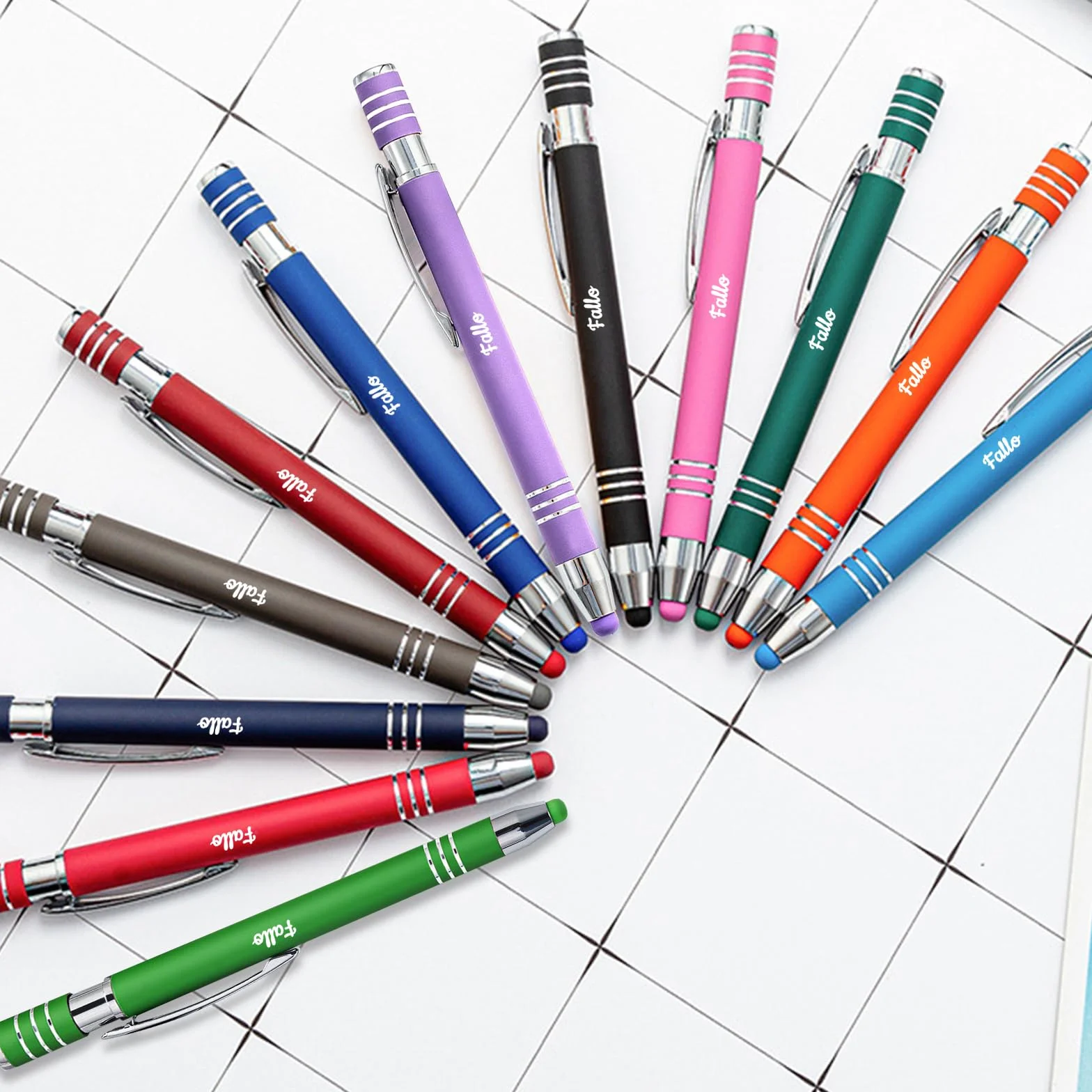 Penna a sfera personalizzata personalizzata con nome penna stilografica Penna a sfera personalizzata Office Business Stylus Compleanno Laurea, Penne a sfera con inchiostro nero - 96Pezzi