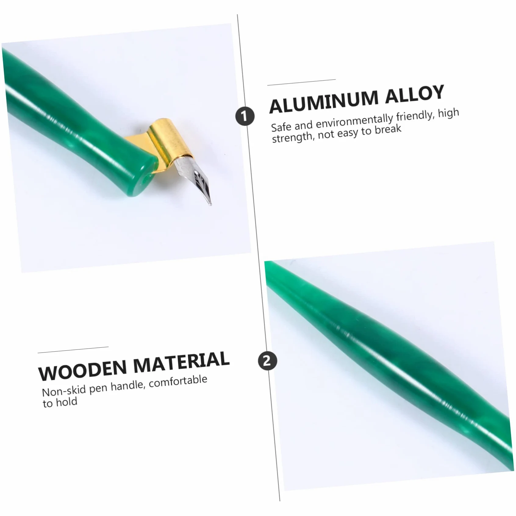 EXCEART 3sets Penne Calligrafiche Vintage Con Teste Sostituibili Strumenti Di Scrittura Eleganti Per Praticare La Calligrafia Inglese Per Studenti e Appassionati