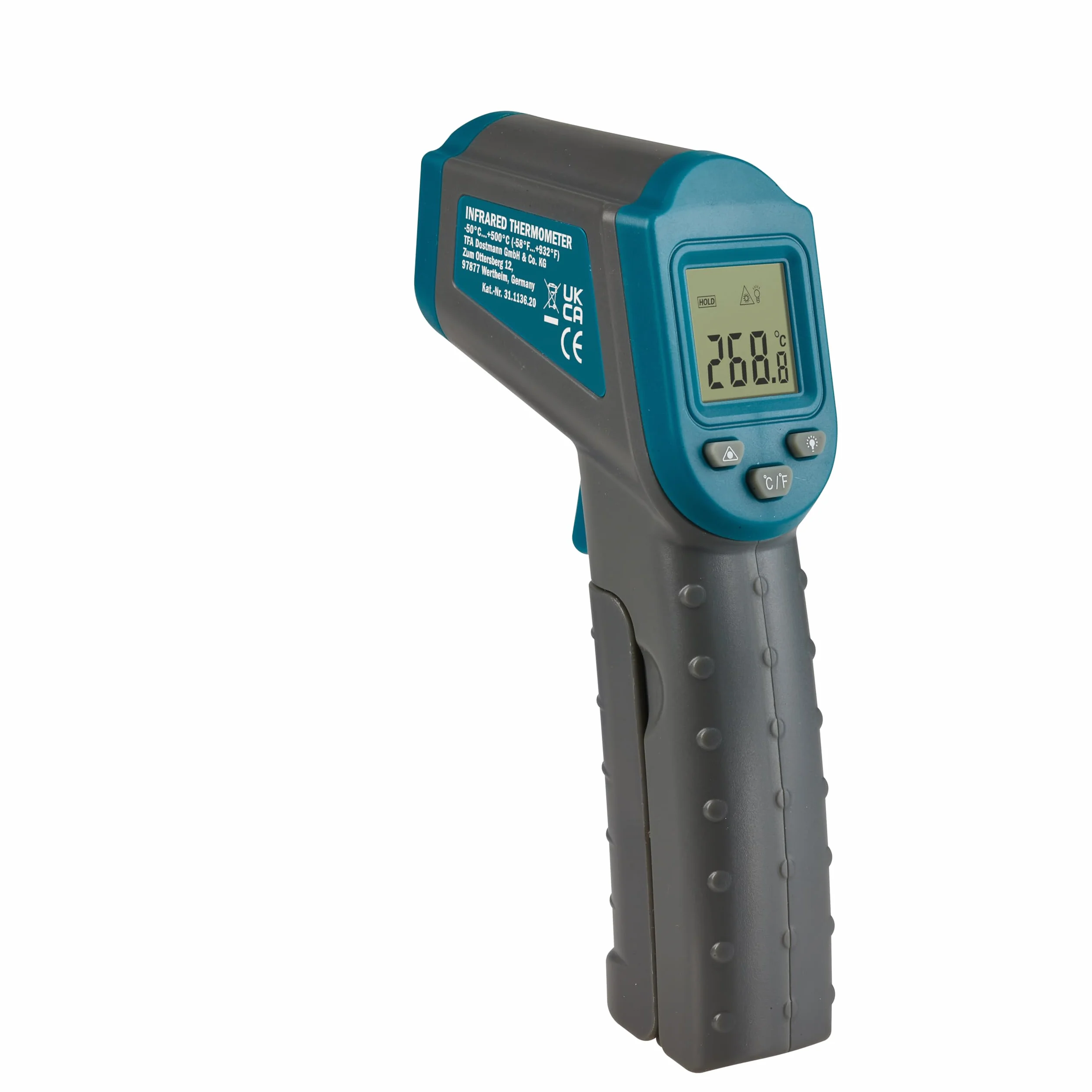TFA Dostmann Termometro a infrarossi laser -50°C - 500°C, turchese