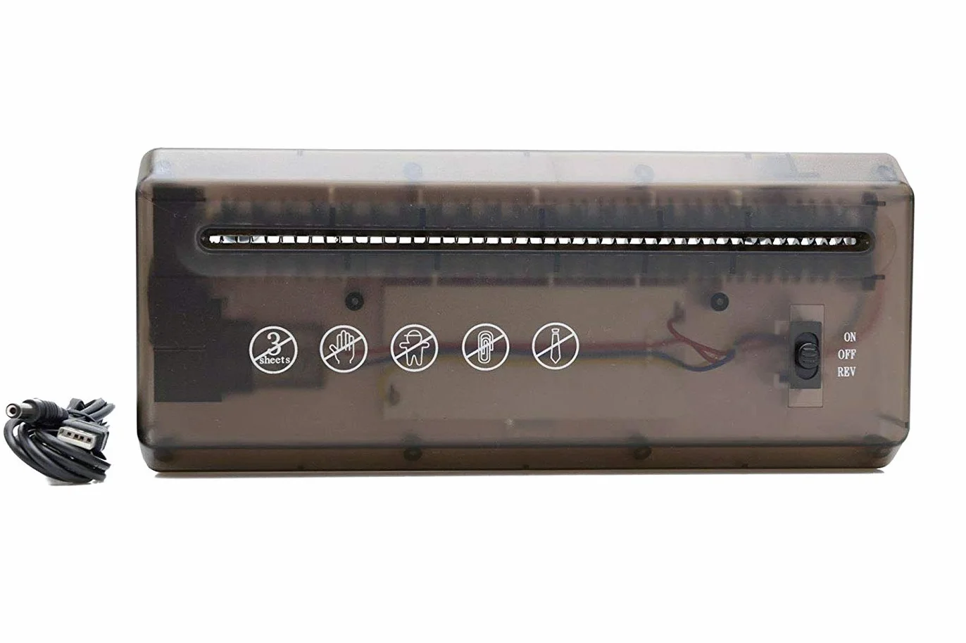 TEMPO DI SALDI Distruggi Documenti Elettrico Trita Carta A4 A Strisce Con Presa USB O Batterie