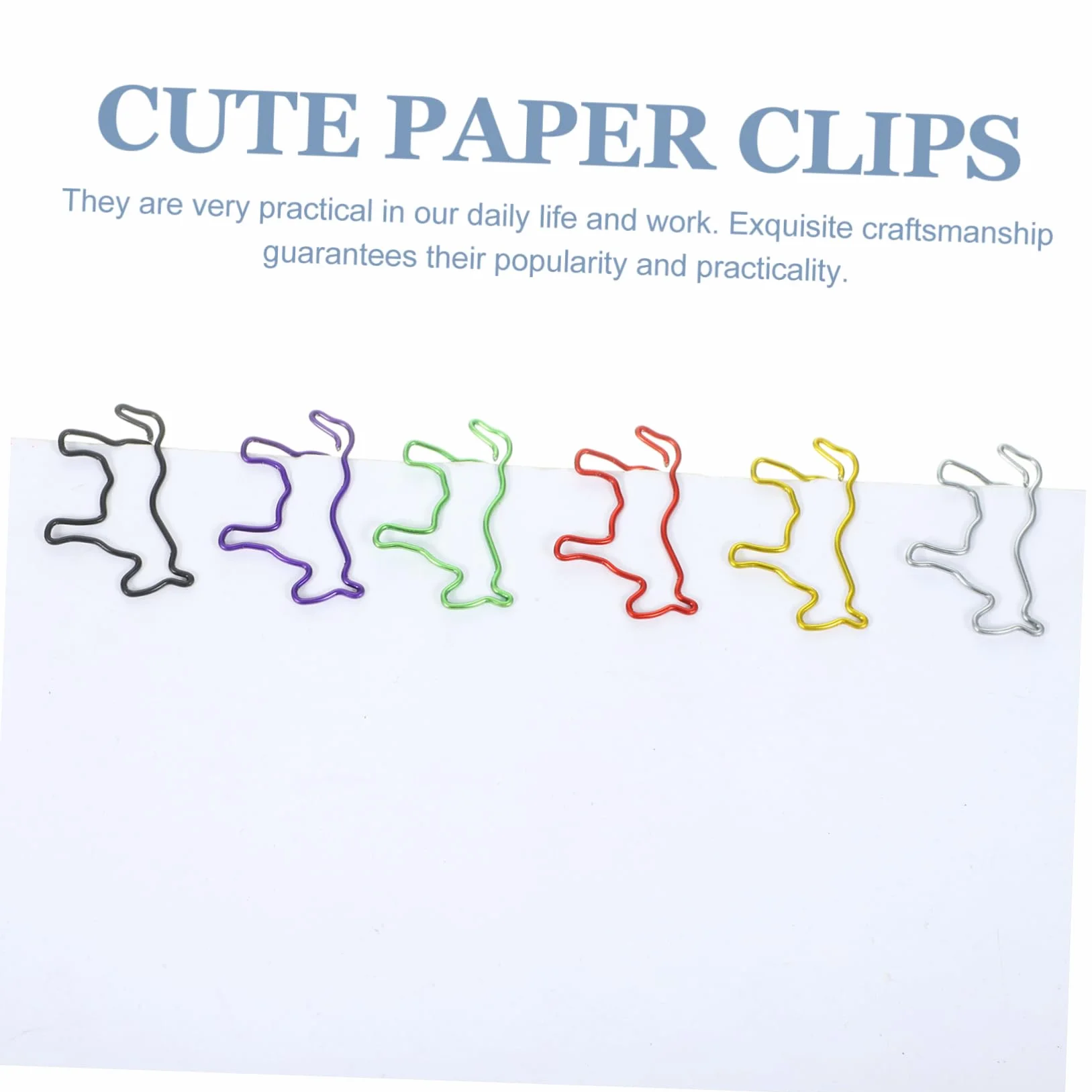 DOITOOL 5 Set Fermacarte Colorati Cavallo Clip Per Ufficio E Casa Decorativi E Pratici Per Documenti E Cancelleria 80 Pezzi * 5