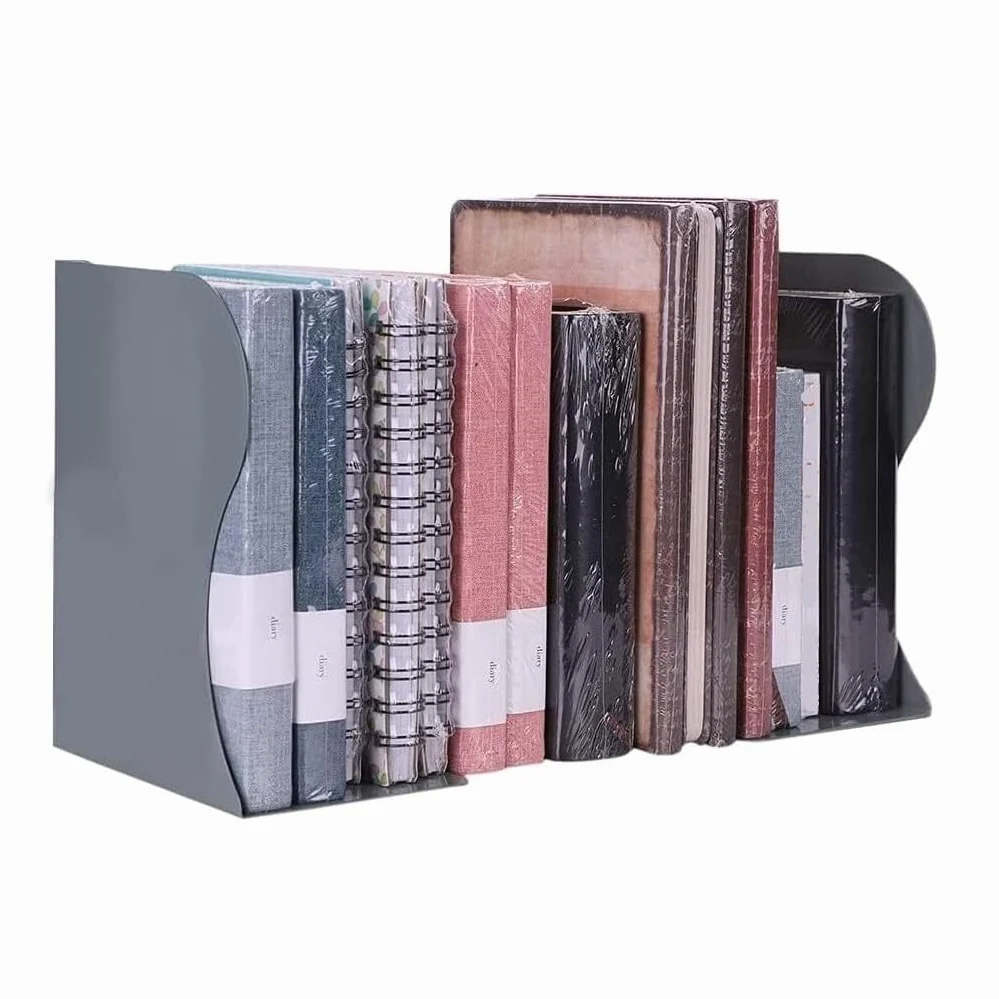 Reggi Libri, Fermalibri Fermalibri in metallo per libri retrattili per carichi pesanti, fermalibri decorativi per divisori da tavolo antiscivolo di grande capacità Ufficio Casa Scrivania