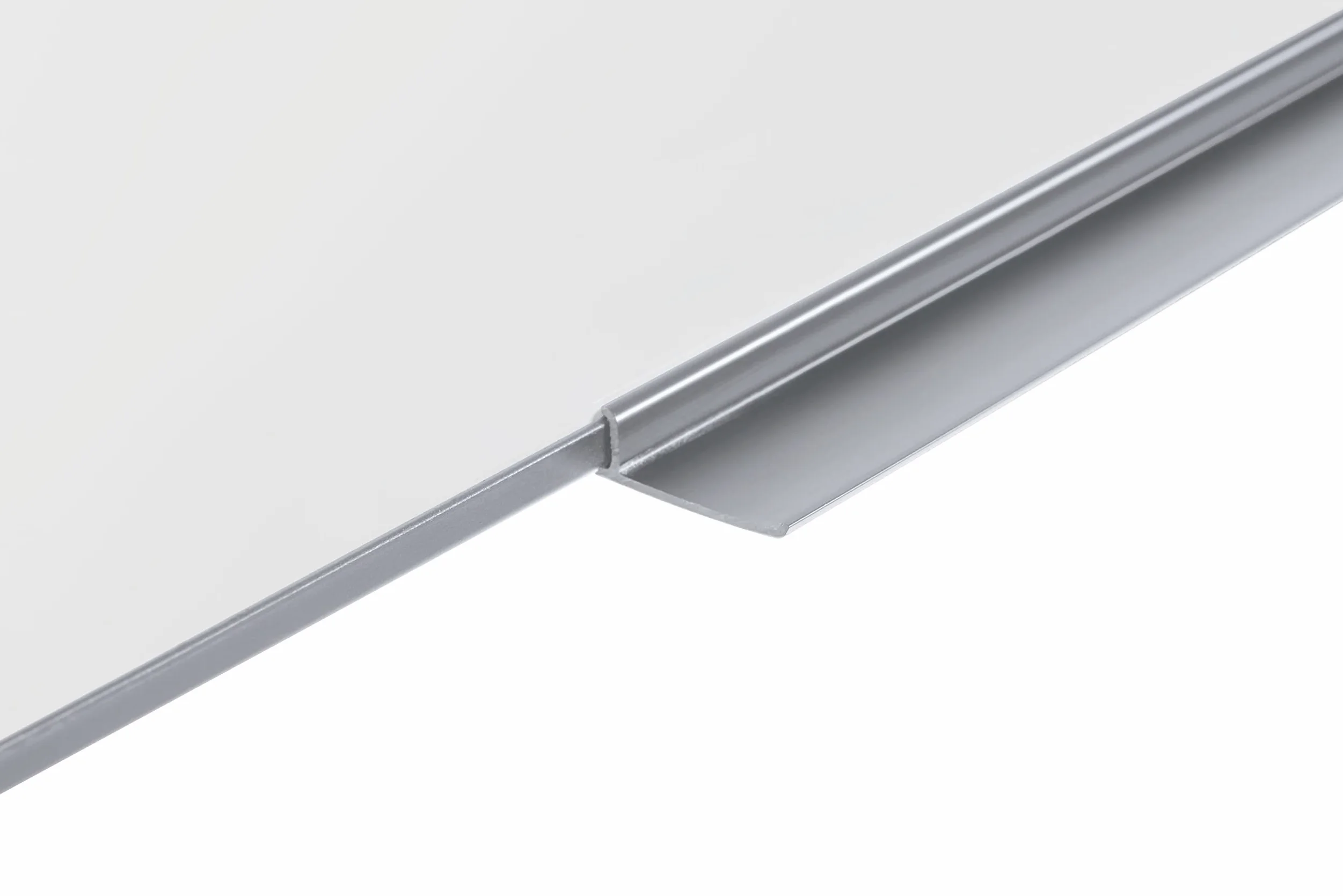 Economy Lavagna Bianca Magnetica, Lavagna Cancellabile A Secco Con Cornice Grigio, 105 x 75 cm
