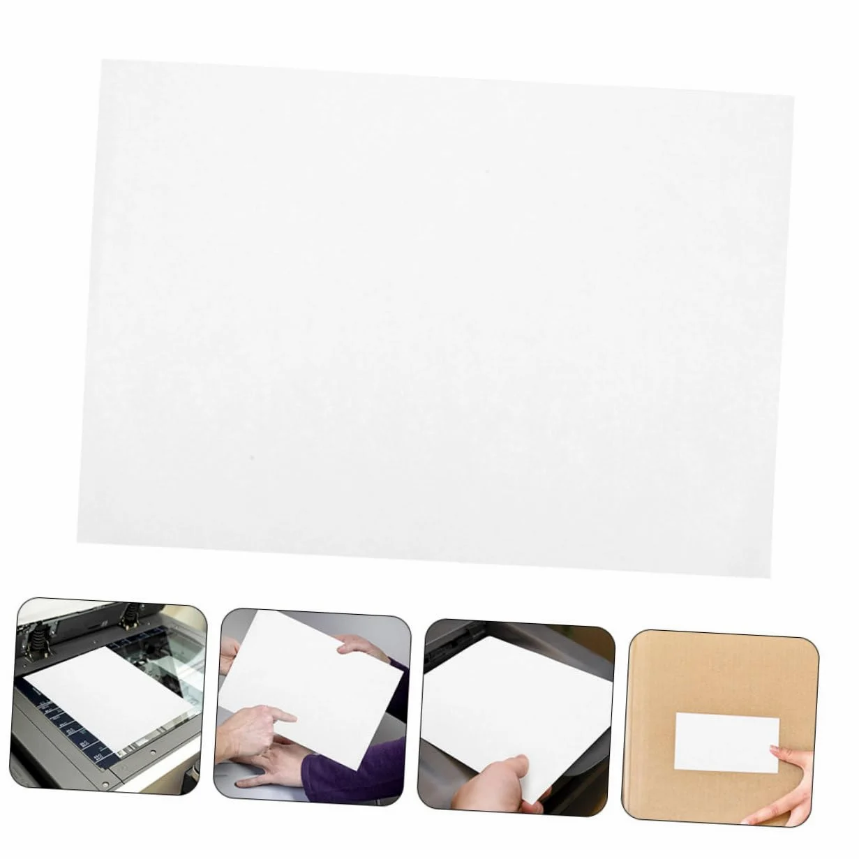 SHINEOFI 100 Fogli Carta Autoadesiva Stampabile Etichette Per Stampante Carta Per Etichette Autoadesive Di Adesivi Per Stampante Etichetta Autoadesiva