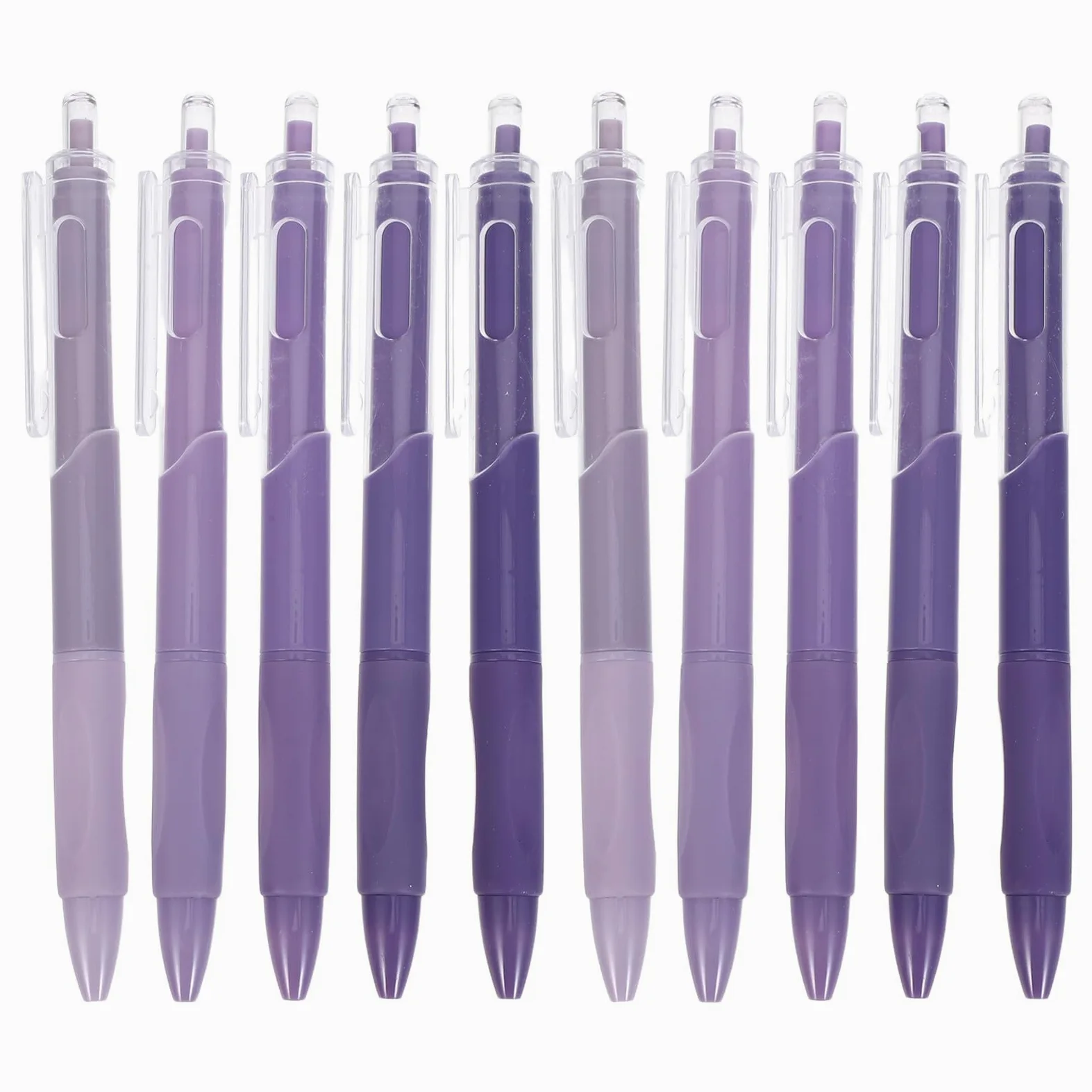 Set 50 Penne Gel Nere Retrattili a Punta Fine Penne Compatte Leggere Clip Robusta per Ufficio Scuola e Uso Quotidiano per Scrittura Precisa e Asciugatura Rapida