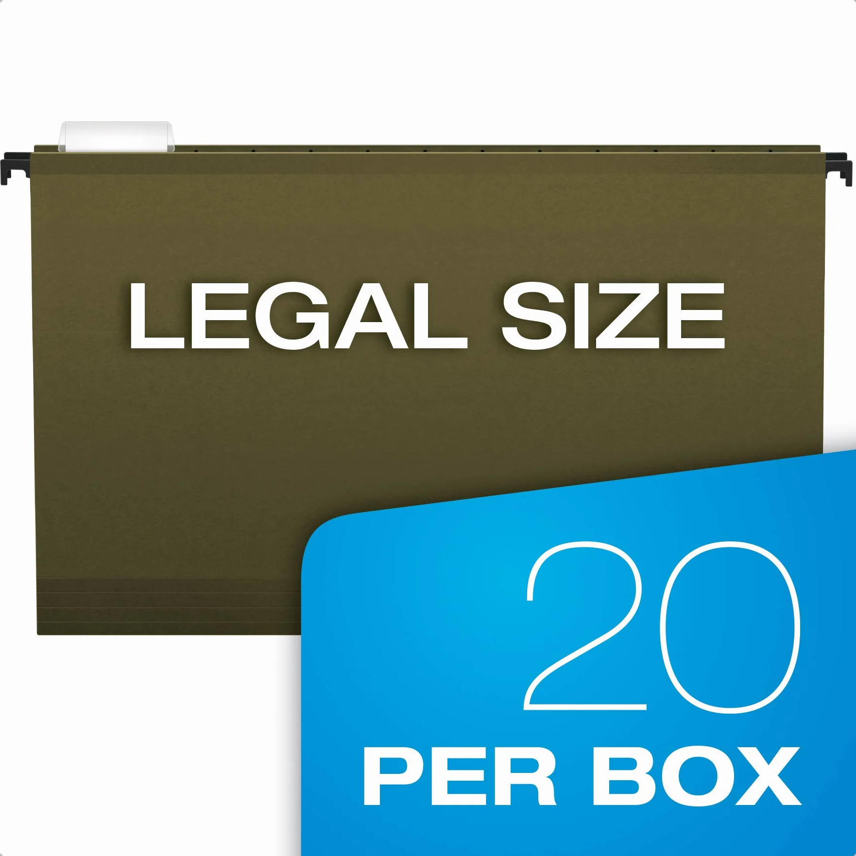 Pendaflex 20 cartellina rinforzato da appendere, standard Green (6153 x 2)