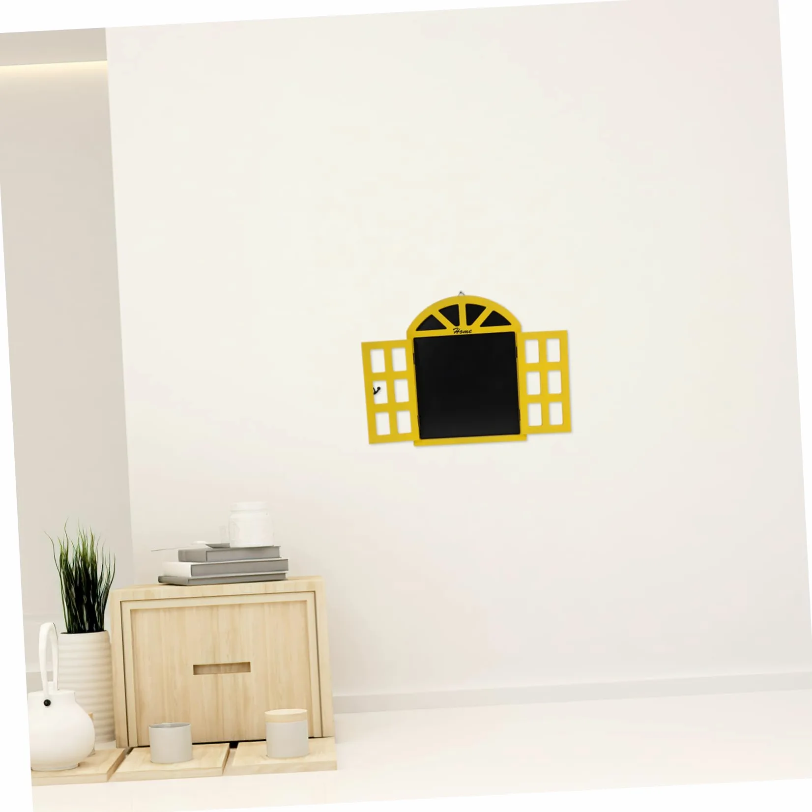 Artibetter Lavagna in Legno da Appendere alla Finestra Decorativa per Negozio Casa Ristorante Facile da Cancellare e Pulire Panno Umido