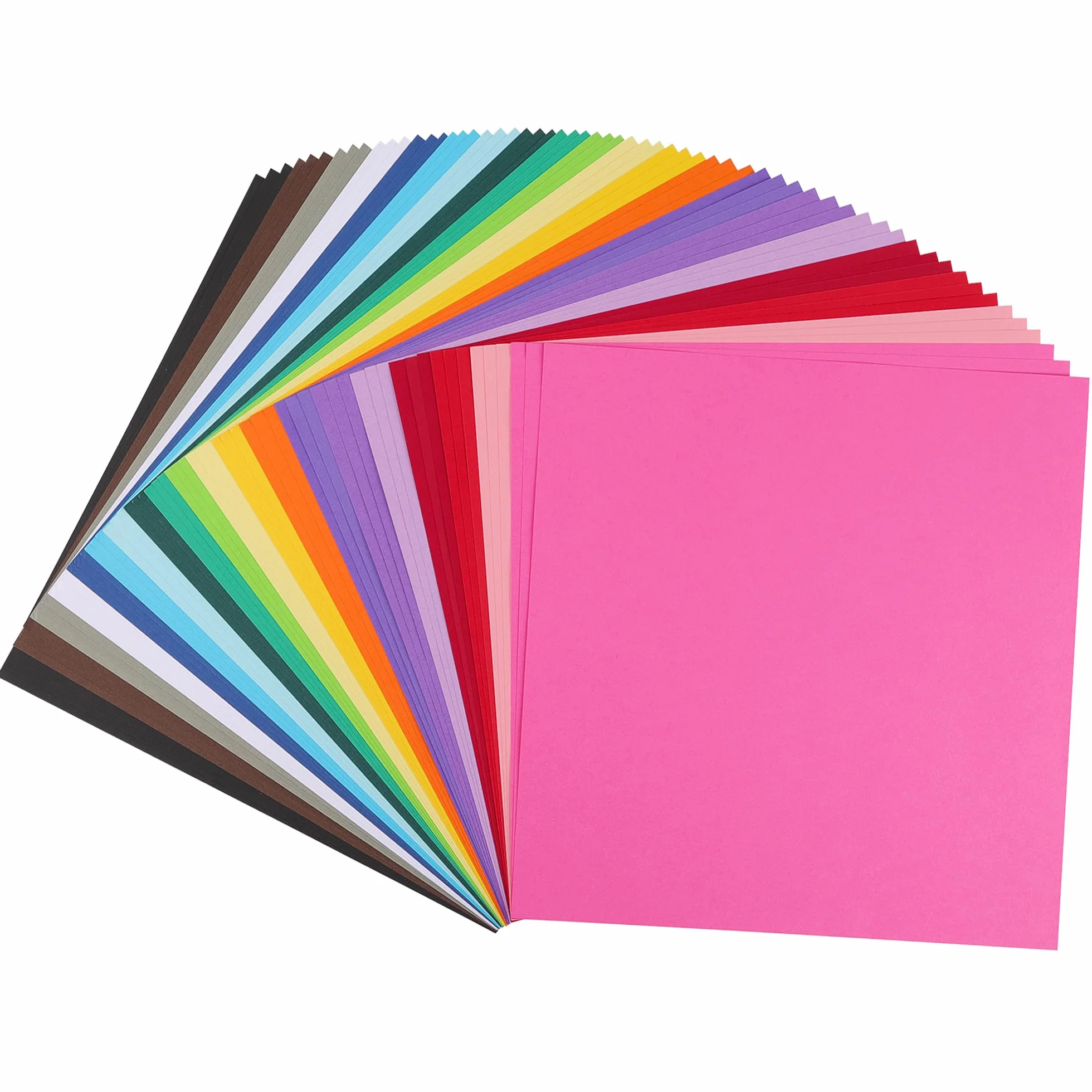 UAP10MX60 Cartoncino Colorato 12" x 12" 180gsm 65lb 60 Fogli 20 Colori 30,5×30,5cm
