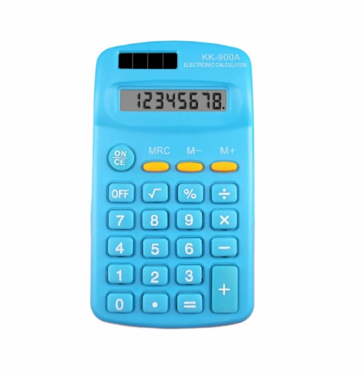 Calcolatrice per Ufficio Calcolatrice Portatile Multifunzionale A 8 Cifre con Display LCD for Ufficio E Casa Scuola(Blue)