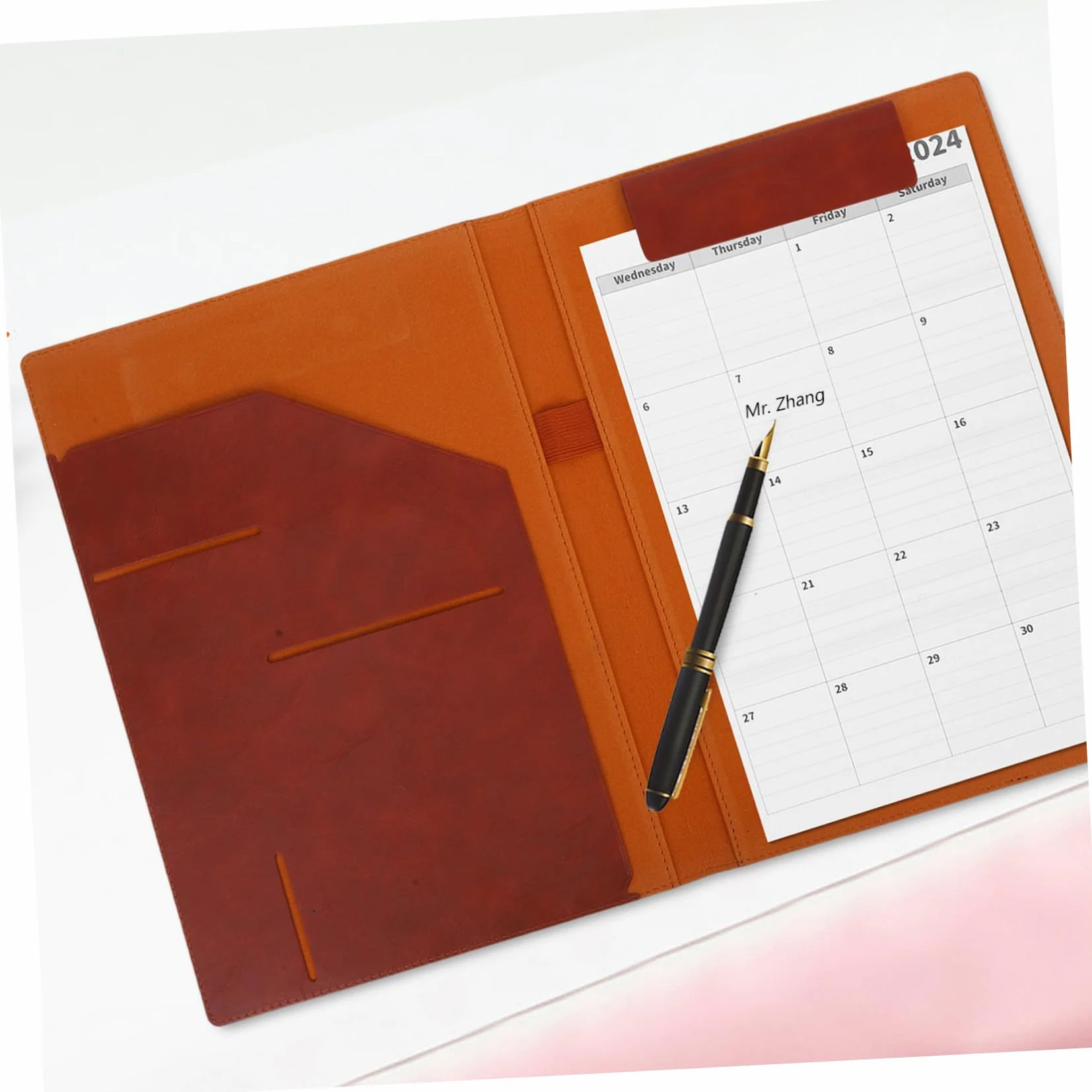 Cartella Aziendale Cartelle Portafoglio Una Cartella Padfolio Notebook Raccoglitore Borsa Di Stoccaggio Per Ufficio Porta Documenti Organizzatore Di Documenti Di