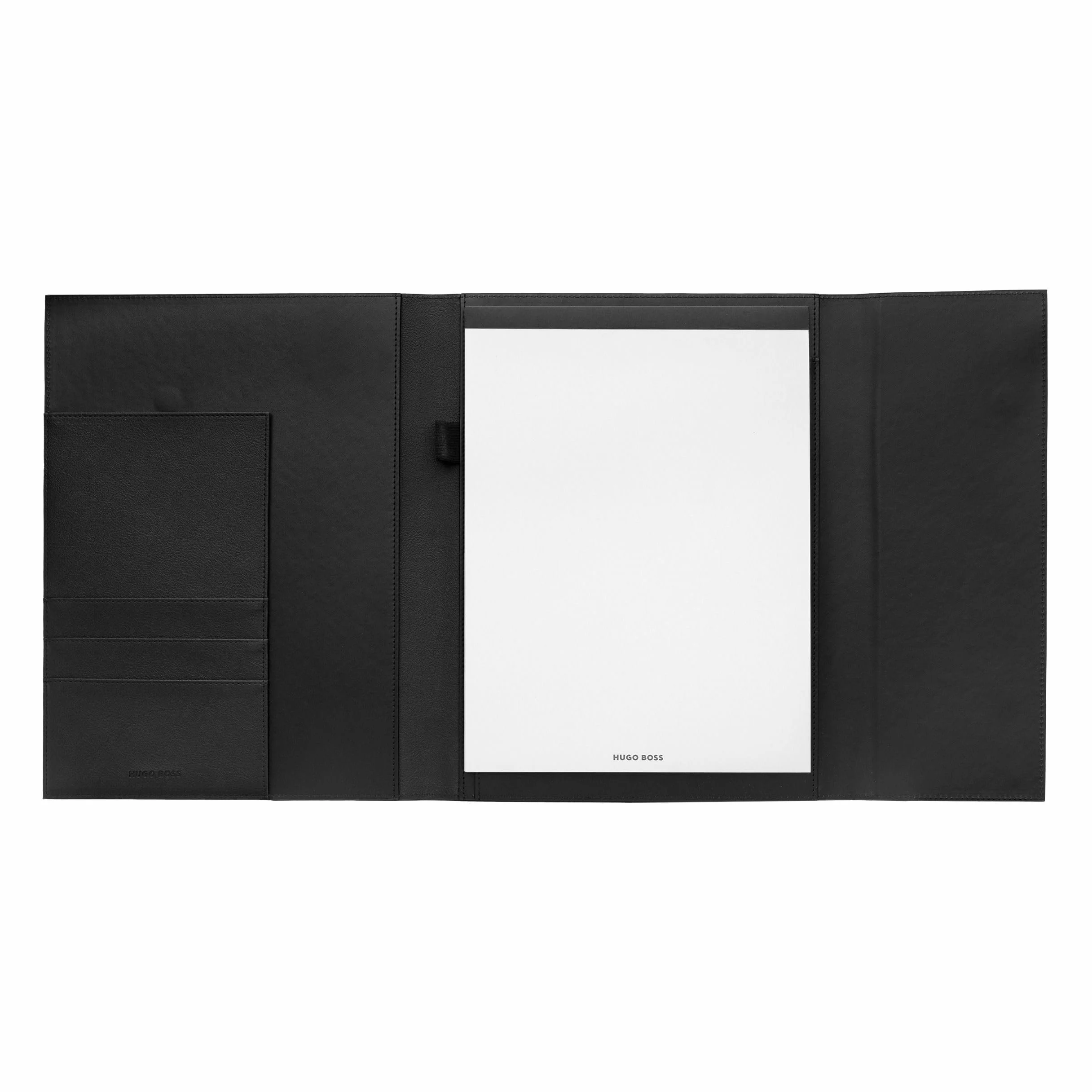 Hugo Boss Cartellina Rigata Nero A4