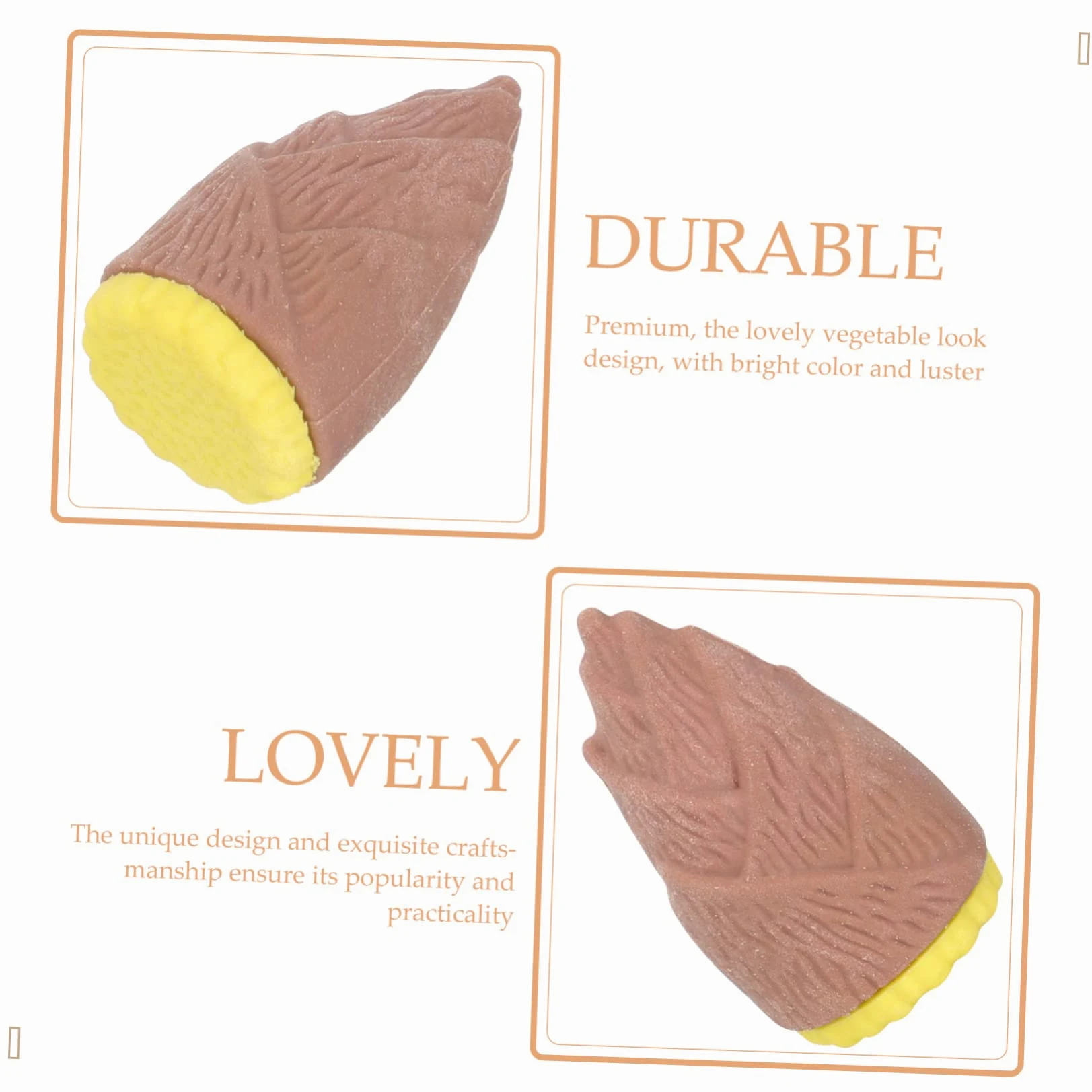 NUOBESTY 4 Set Gomma Per Zucca Frutta Finta Cibo Mini Decorazione Di Finta Frutta Gomme Da Cancellare Per Gli Studenti Gomme Da Cancellare Per Verdure 30 Pezzi * 4
