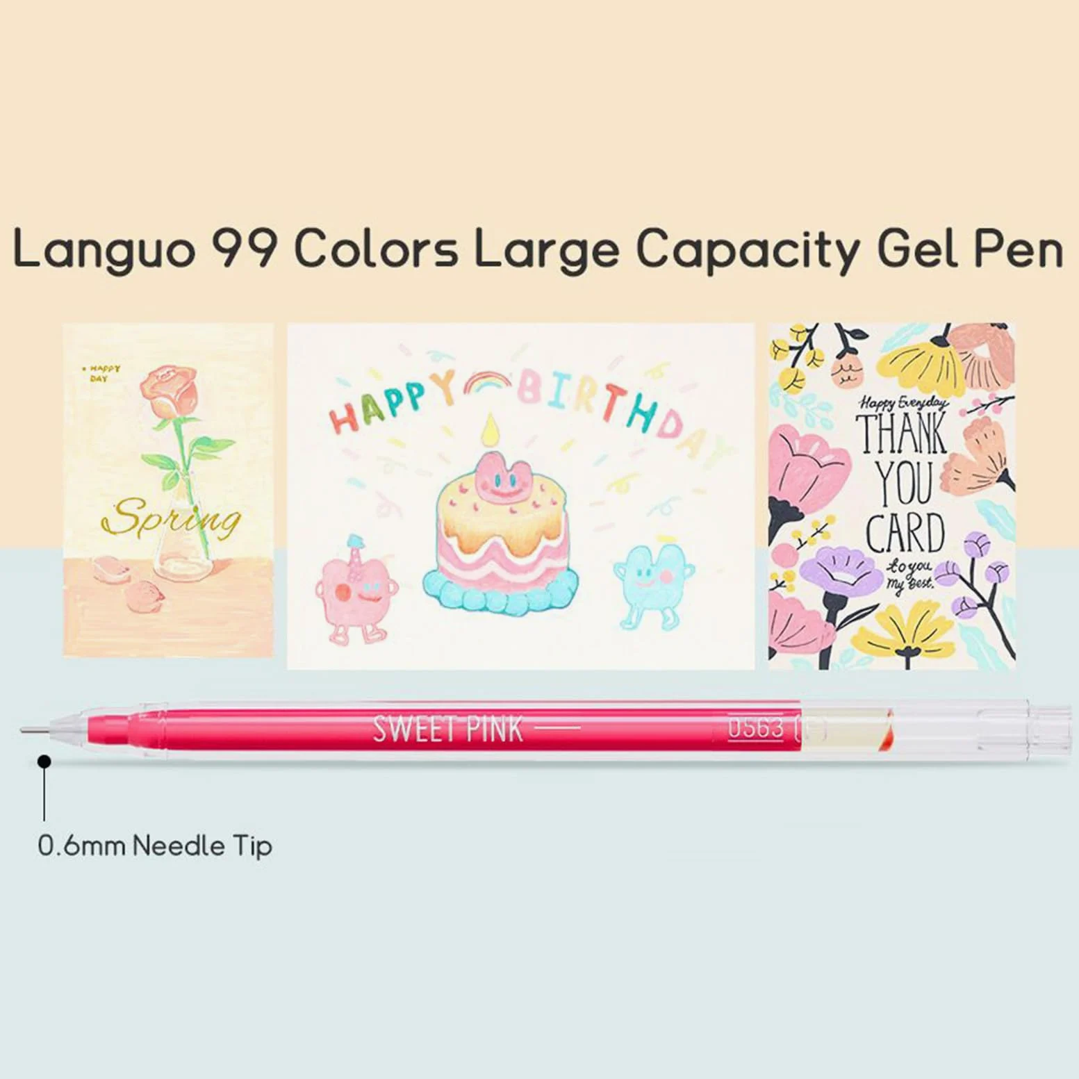 Penna a inchiostro gel – Pennarelli per la scuola,Penna a inchiostro colorato a flusso fluido grande capacità con scatola di immagazzinaggio per disegno scarabocchiatura Scrapbooking diario creativo