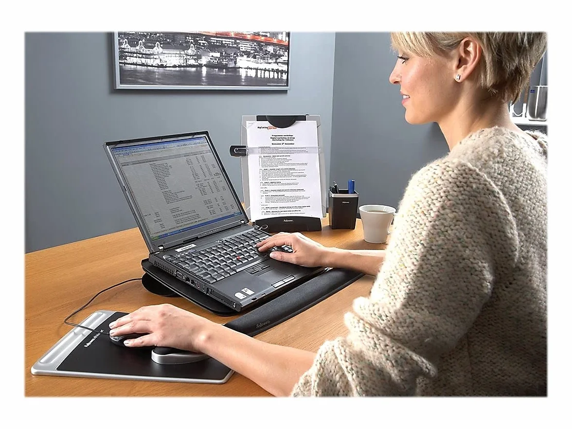 Fellowes Leggio con Lavagna Memo Office Suites, Capacità 150 Fogli