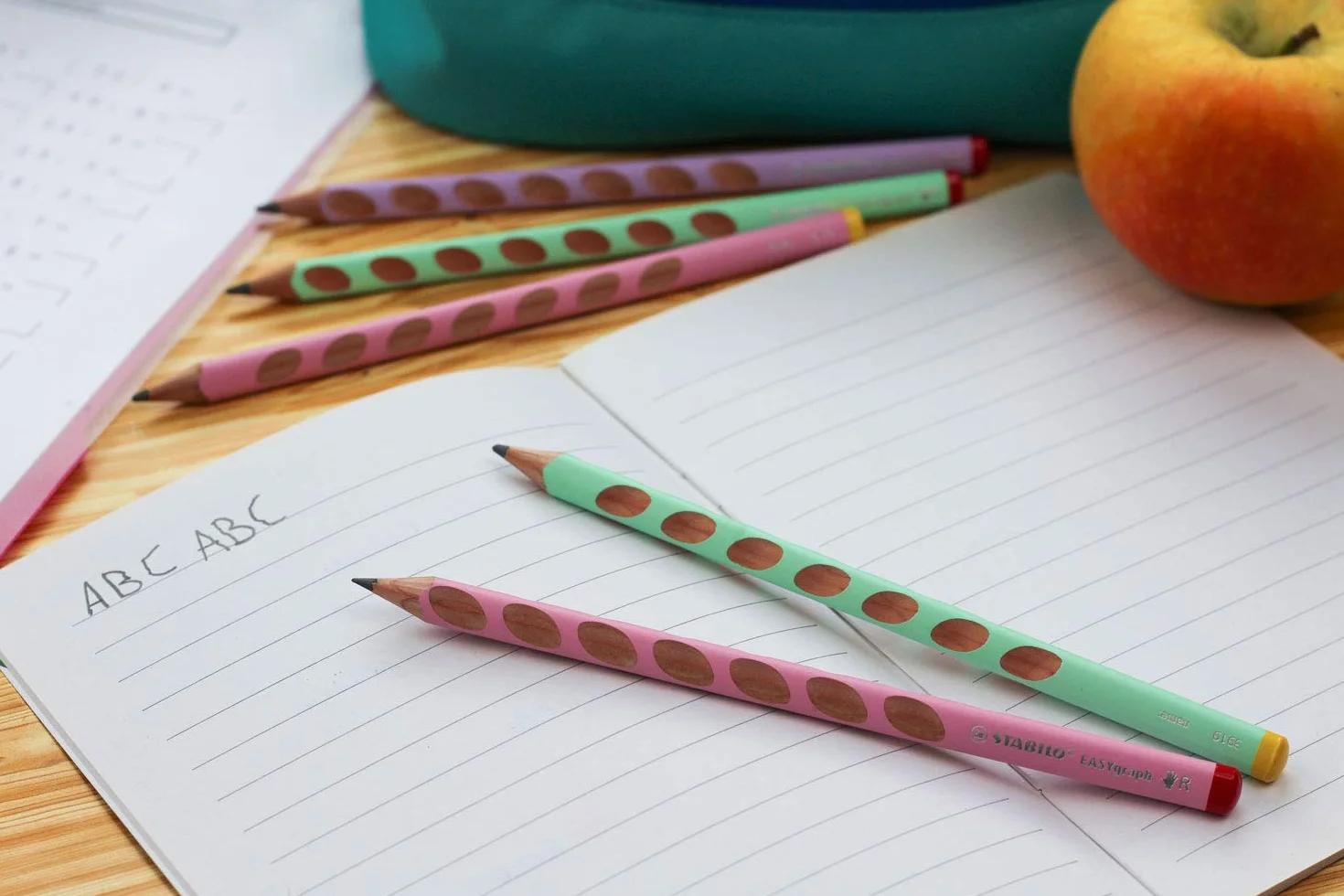 STABILO EASYgraph Matita Ergonomica Triangolare per Destrimani Pastel Confezione da 6 HB