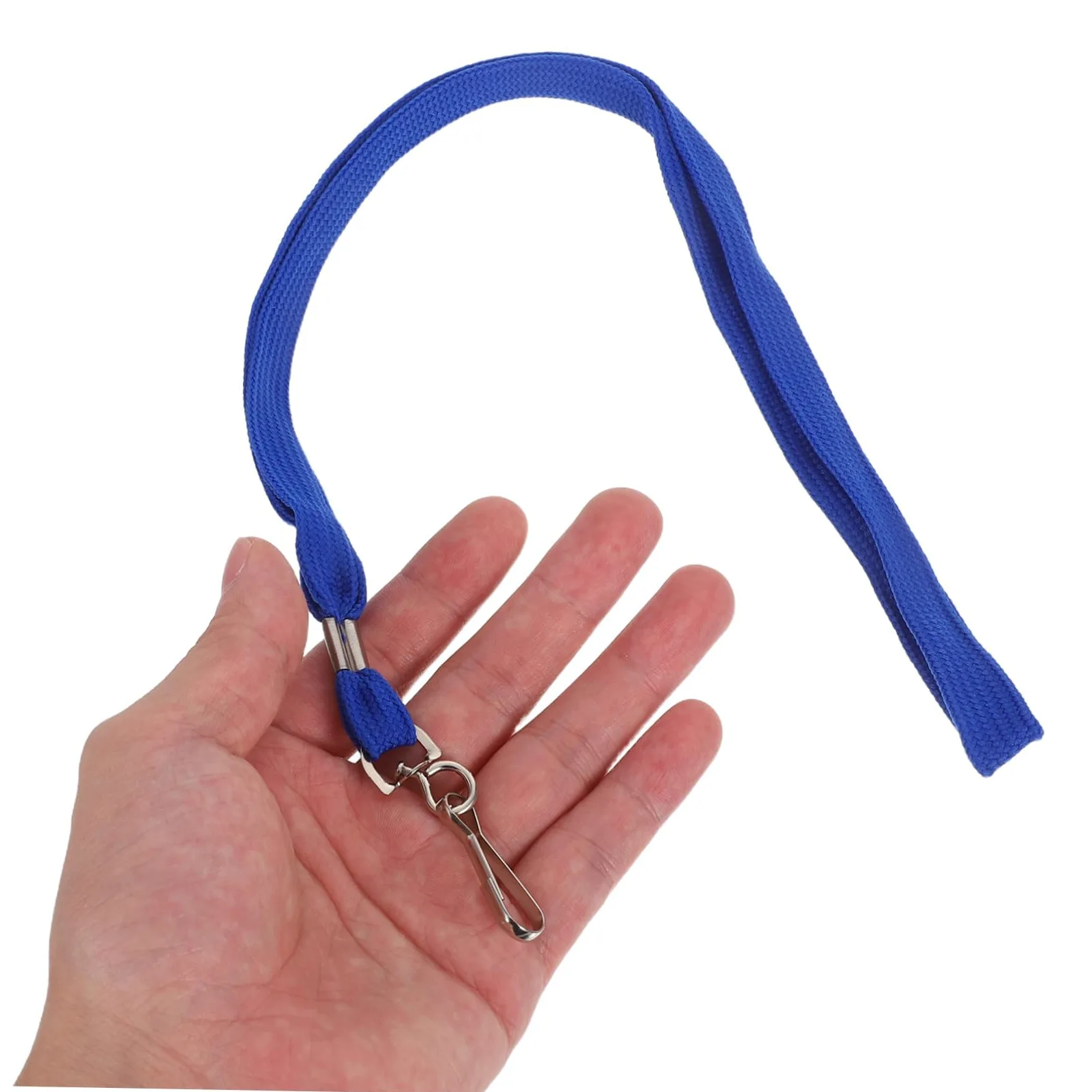 iplusmile 100pezzi Cordino Porta Badge Da Collo Con Clip Robusta Laccetto Per Tessere Identificative Cordino Liscio Antintravento Adatto Per Uffici Scuole Ed Eventi