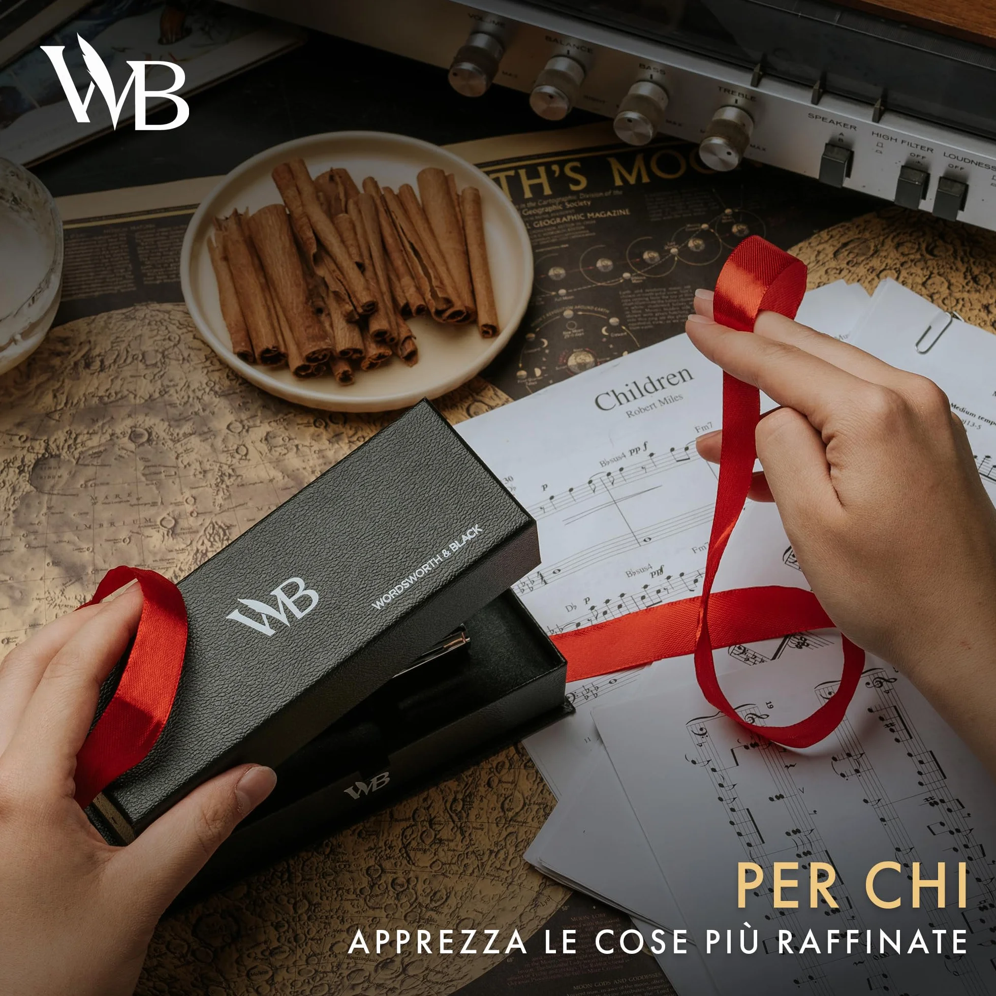 Wordsworth & Black Set di Penne a Sfera di Lusso - Lacca Argento, Finitura Oro 24K, Punta Fine Ricaricabile, Regalo per Uomini & Donne, Ricarica di Inchiostro, Belle Penne per il Lavoro
