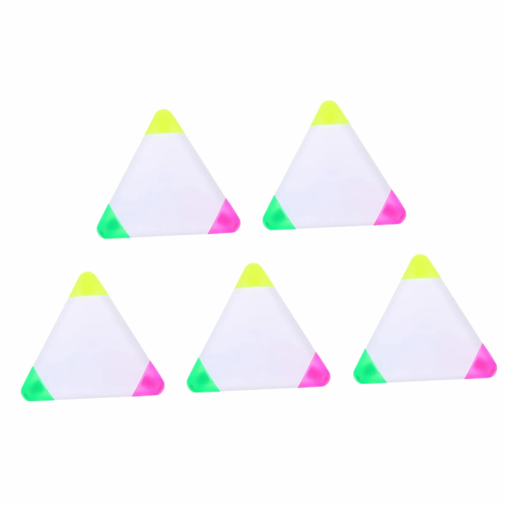 Uonlytech 3 Set Evidenziatore Pennarello Fluorescente Marcatori Triangolari Penne Da Disegno Fluorescenti Pennarelli Evidenziatori Penne Colorate Plastica Colorful 5 Pezzi*3