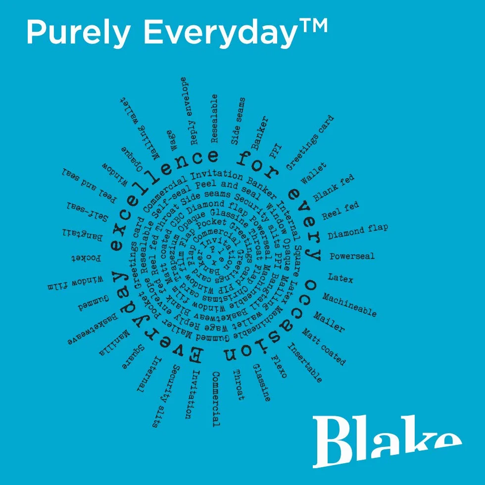 Blake Everyday Buste Autosigillante 110 x 220 mm 90 g/m2 Bianco Confezione da 50