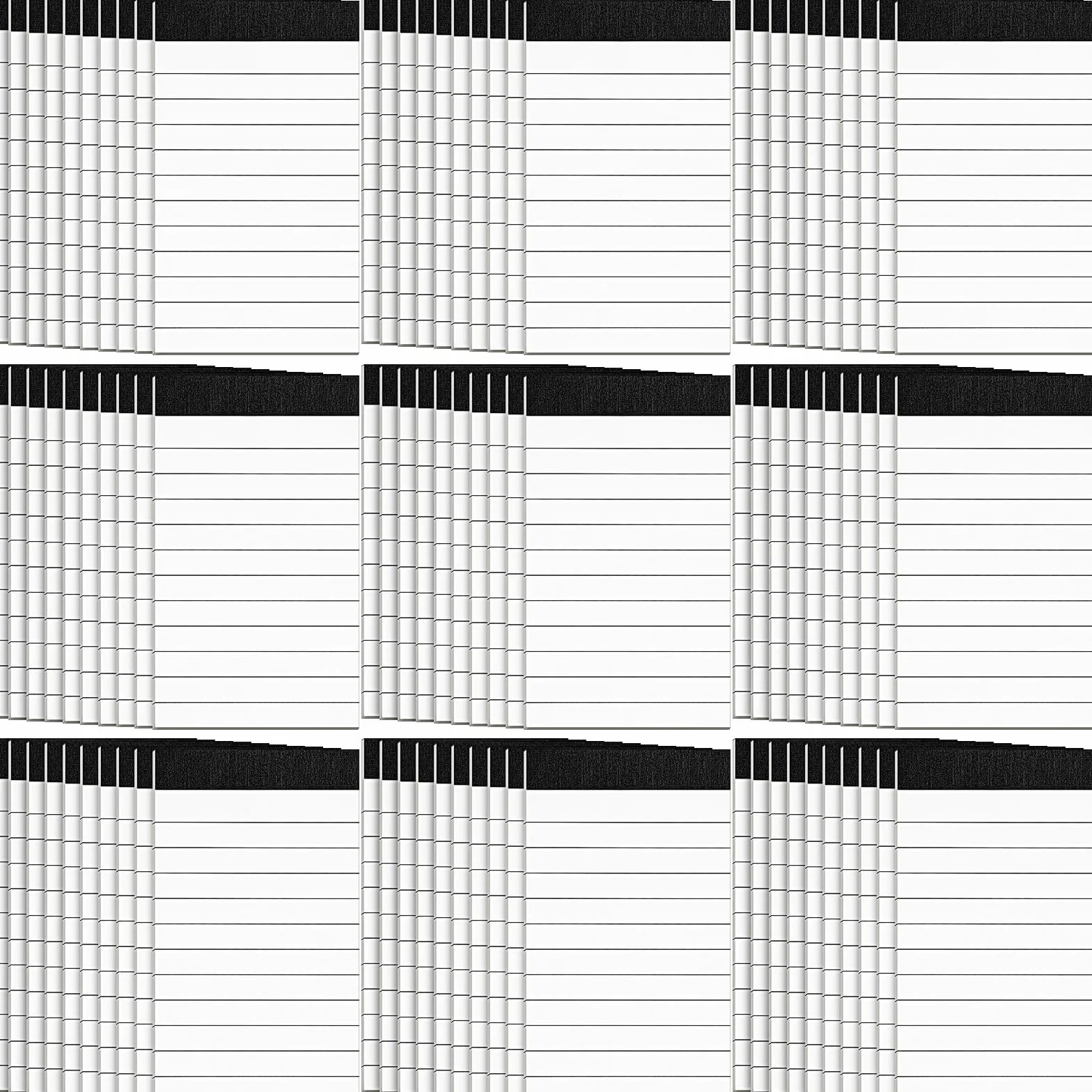 PerKoop Confezione da 100 piccoli blocchetti per appunti, 7,6 x 12,7 cm, mini blocchetti per appunti foderati con 30 fogli in ogni blocco note, per ufficio, università, forniture scolastiche