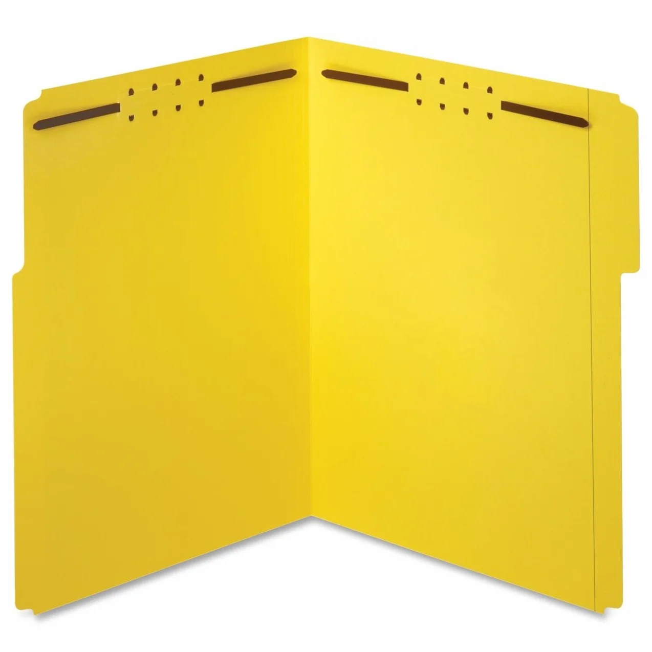 Pendaflex Cartelle di fissaggio, taglio 1/3, linguetta rinforzata, 2 elementi di fissaggio, formato lettera, giallo, 50 cartelle per scatola (22940)
