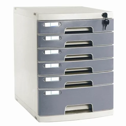 Questo Contenitore Portadocumenti con Serratura è Un Organizer da scrivania Portatile per Fogli A4, Documenti, Forniture per Ufficio, Posta e cancelleria, con cassetti Multipli per riporre o
