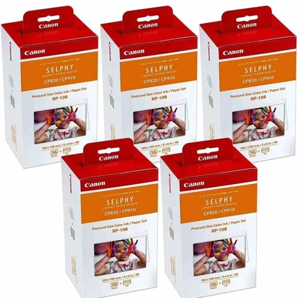 Canon RP-108 Color Inchiostro/Paper set compatibile SELPHY CP910 CP820 CP1200