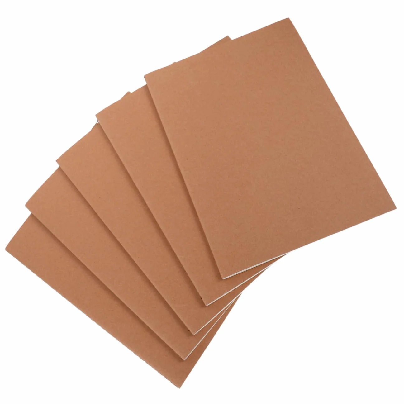 5pezzi Taccuini Senza Righe Con Copertina Kraft Quaderno Per Disegno e Schizzo Pagine Bianche Per Artisti e Studenti Per Viaggi Lavoro e Scuola