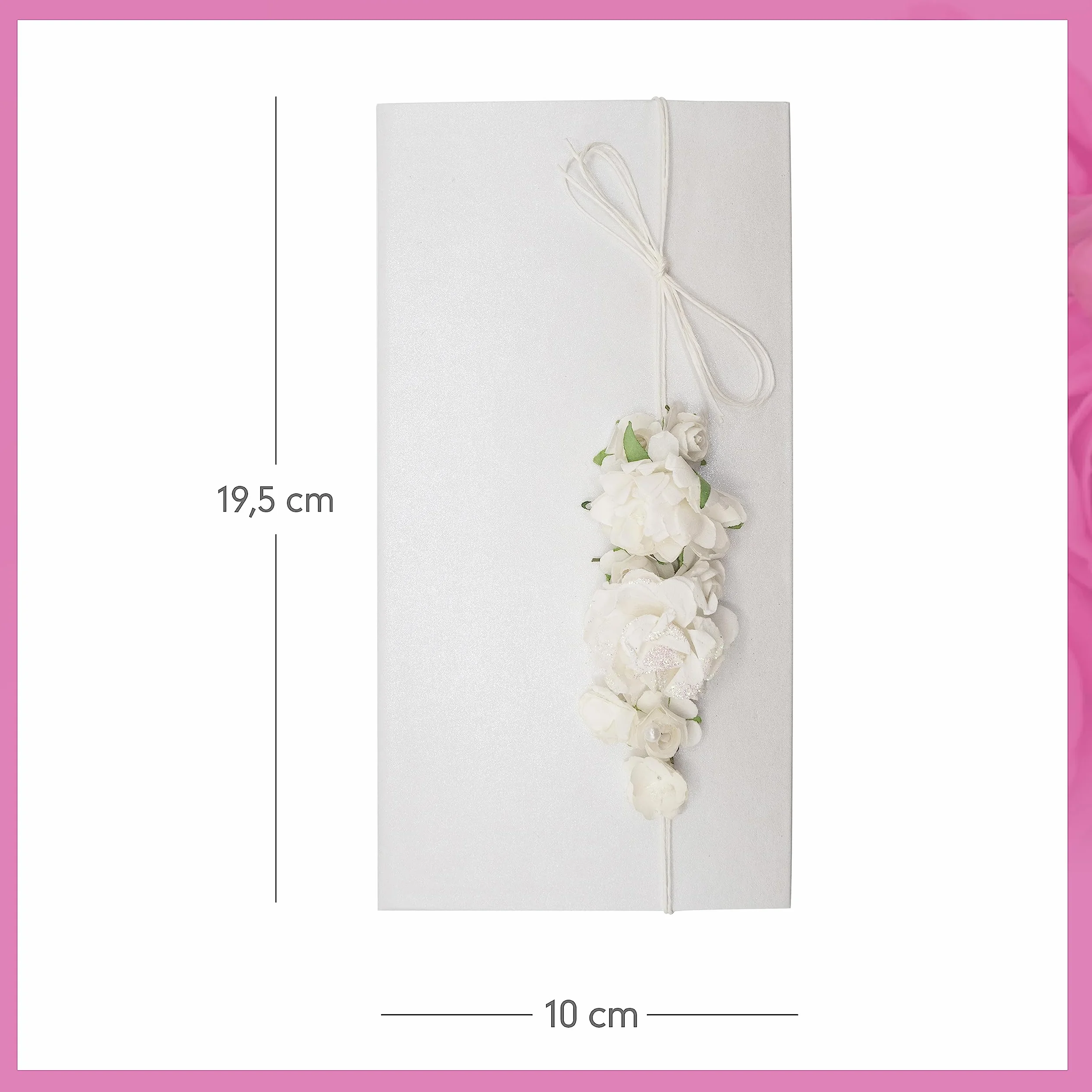Busta Portasoldi per Matrimonio 10.5 x 19.5 cm Bianco