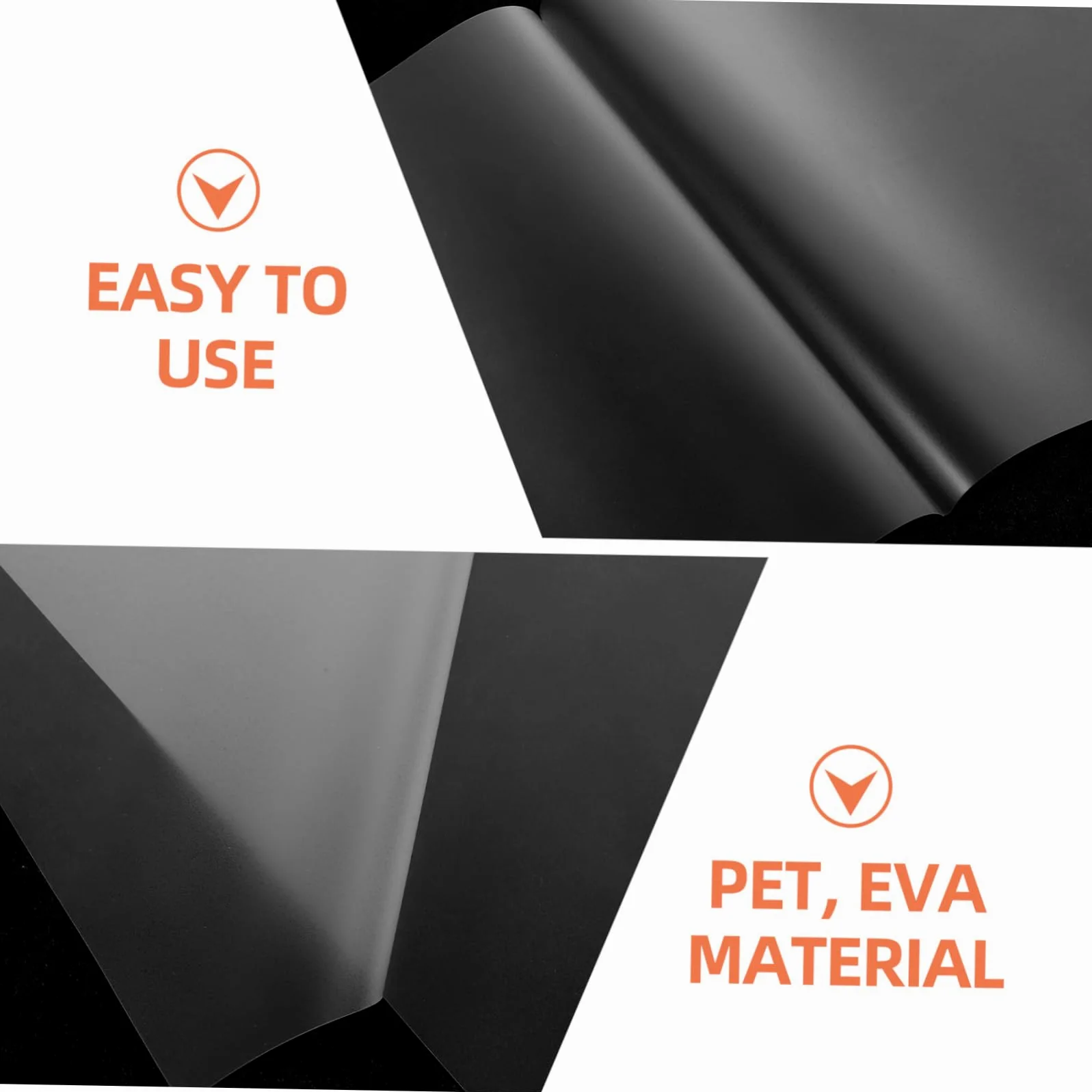 SECFOU 100 Pezzi Fogli di Laminazione Trasparenti Pet Eva 50 Micron, Impermeabili e Resistenti, per Foto e Poster Plastificatrice | Trasparenza Elevata e Durata, per Ausili Didattici e Cartelli, Finitura Bianca Semplice