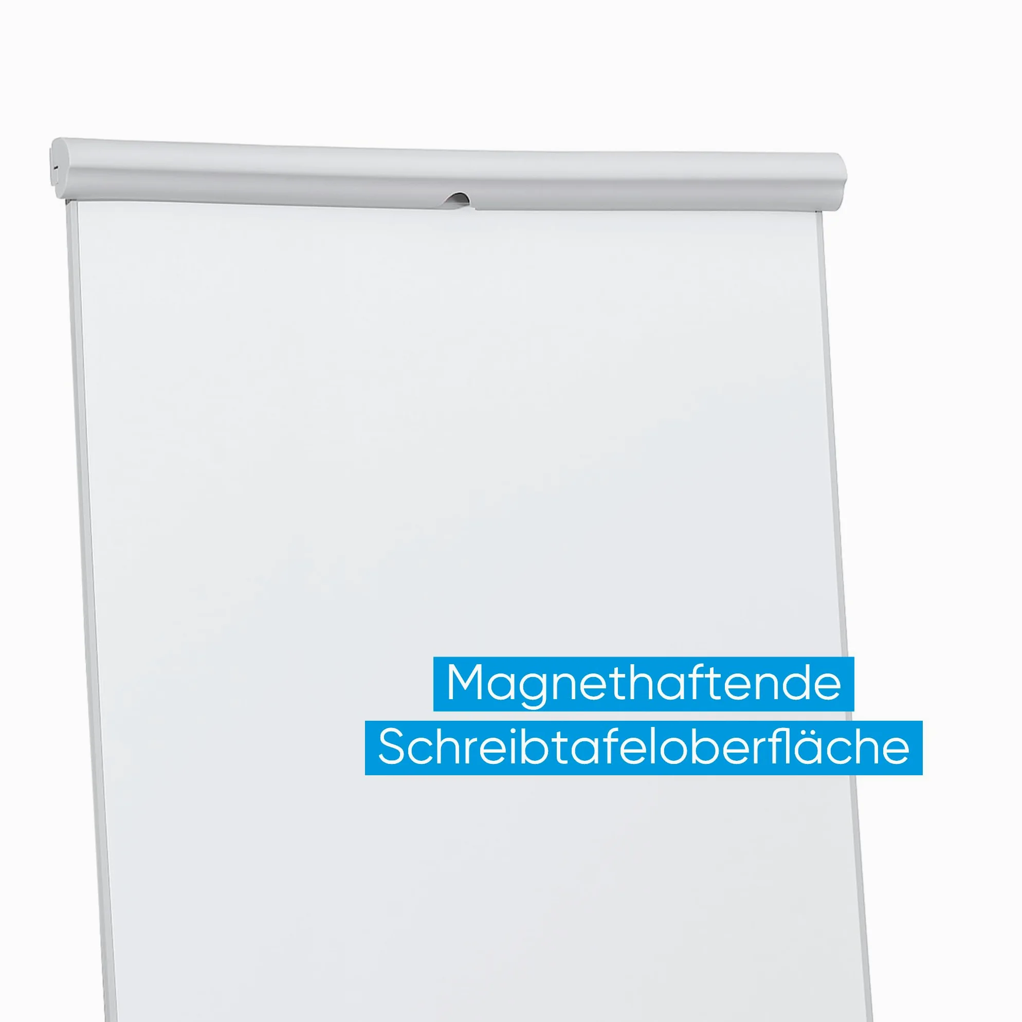 Franken - Lavagna Flipchart U-Act Modello standard, 95 x 70, 70 x 100 cm, grigio.