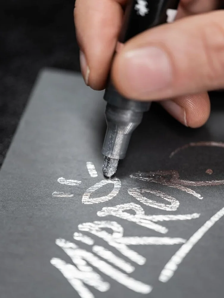 Faber-Castell Multimark Mirror Pennarelli Cromati Doppia Punta 0,8 mm 3,0 mm Effetto Specchio Lucido