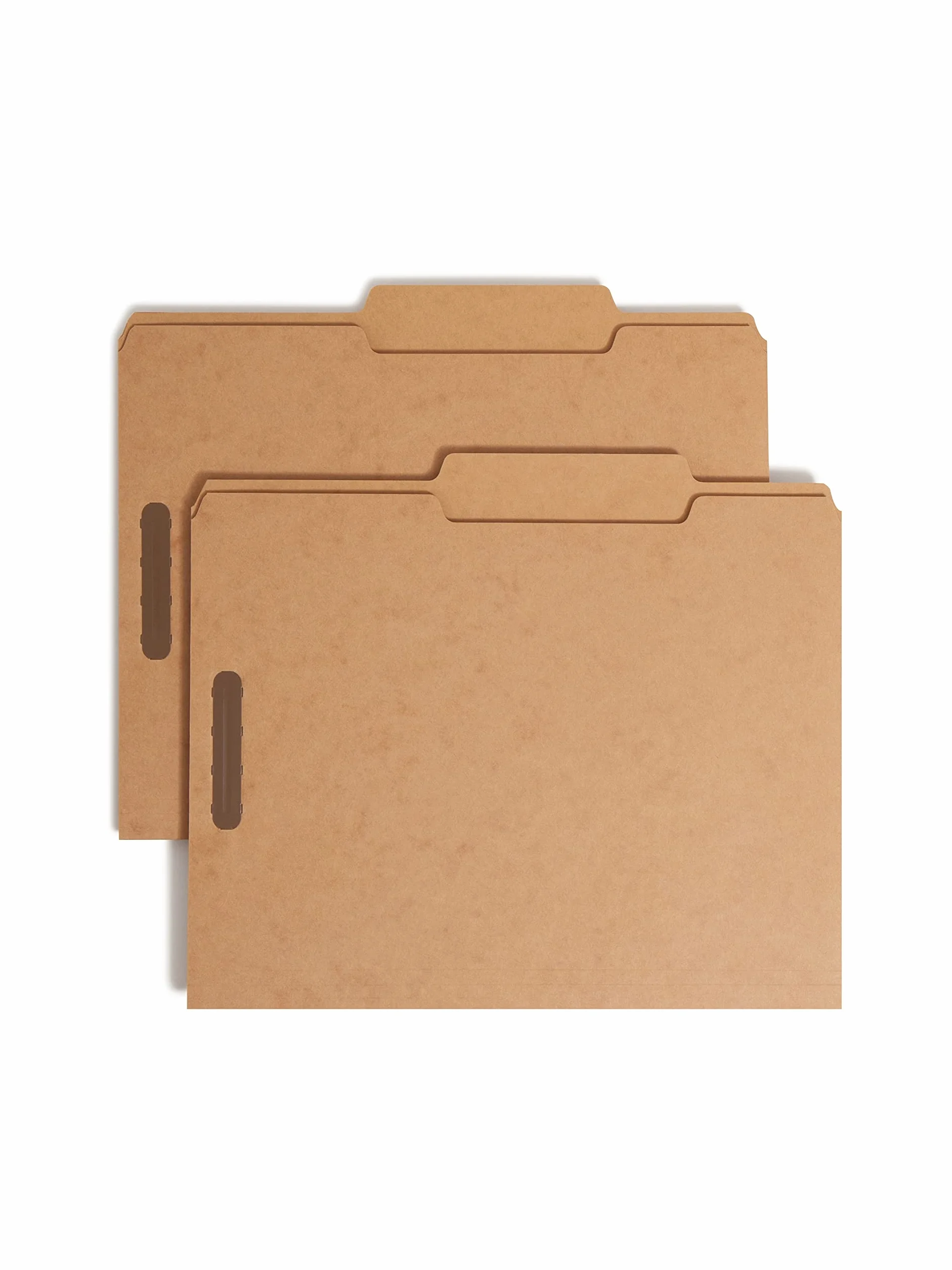Smead Fastener file Folder, 2 elementi di fissaggio, 2/5-cut Tab Right of Center Position, Letter size, Kraft, 50 per box (14882)