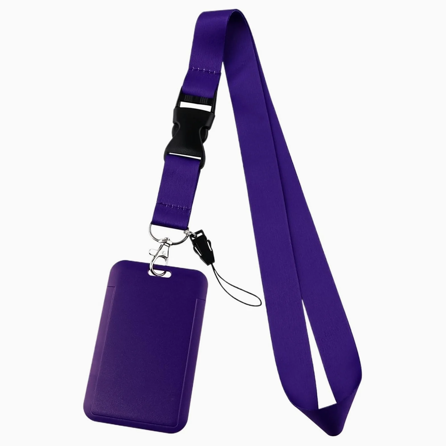 20 porta badge da collo, porta badge per studenti, cordino da appendere, accessori per telefono cellulare (rosa)