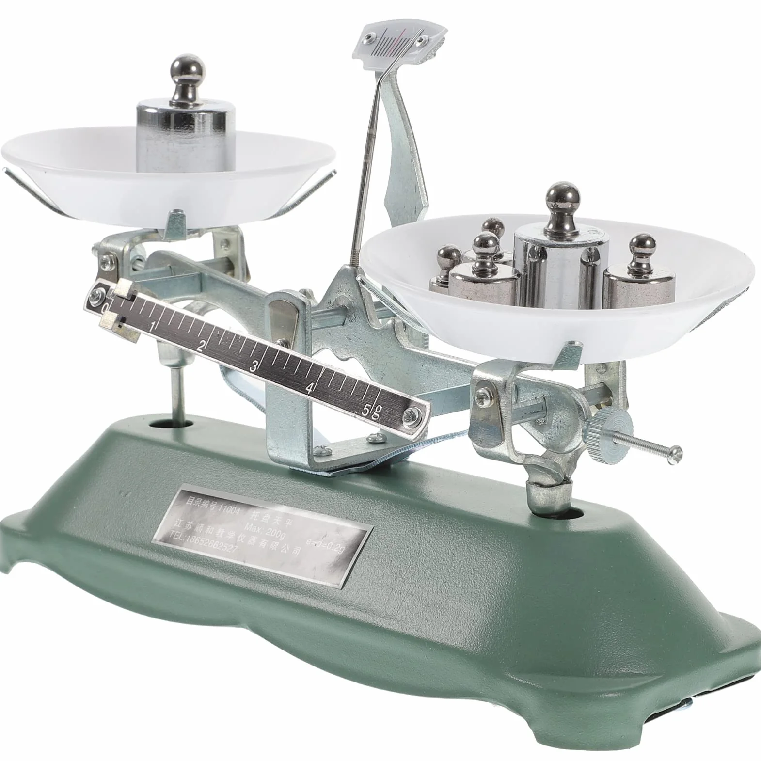 Strumento di Misura da Laboratorio con Tre Bracci Strumento Didattico Facile da Usare con Massine e Pinzette Visualizzazione Comoda per Insegnamento e Laboratorio
