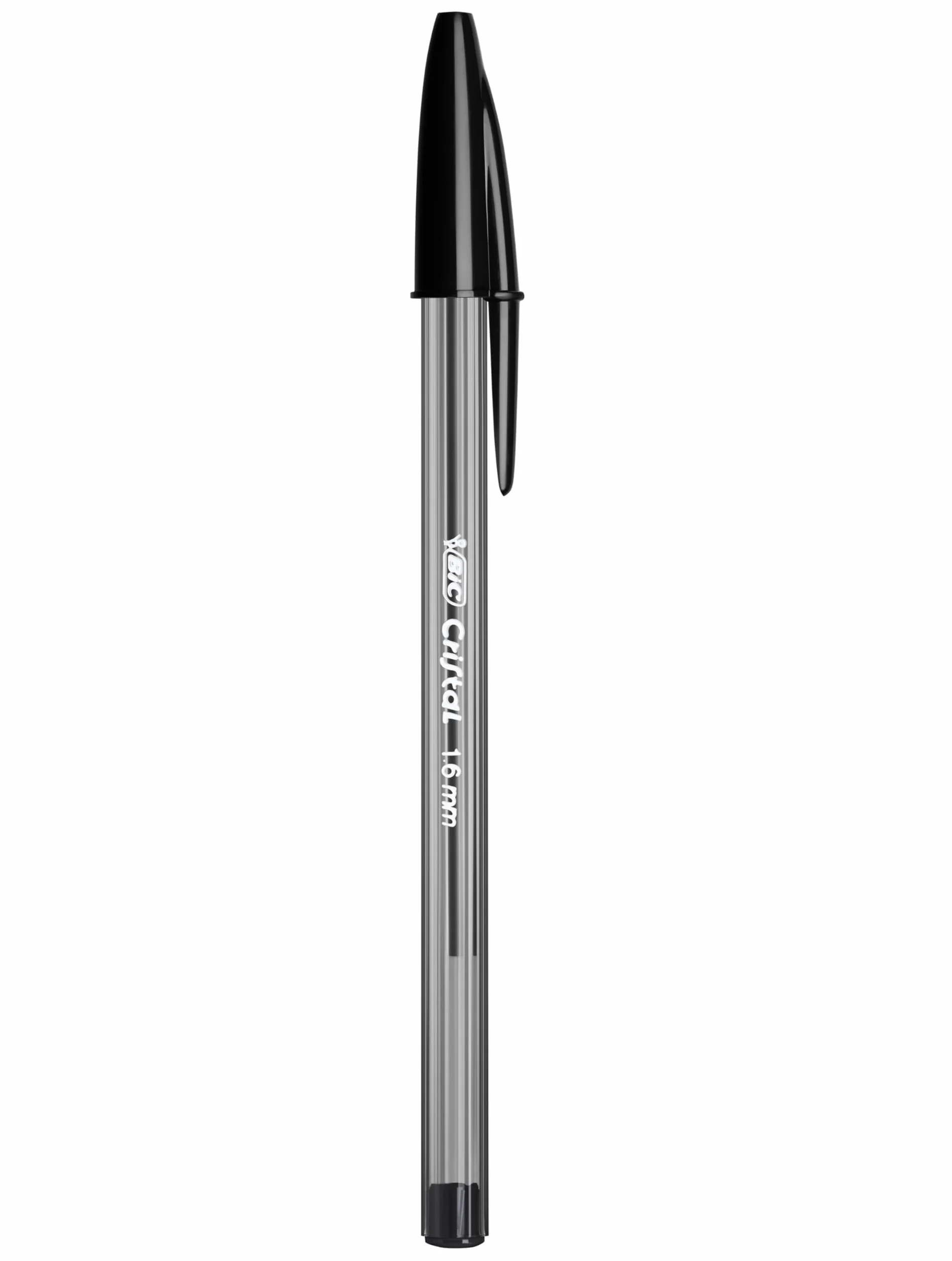 BIC Cristal Large Penne a Sfera Punta Ampia 1.6 mm, Confezione da 50