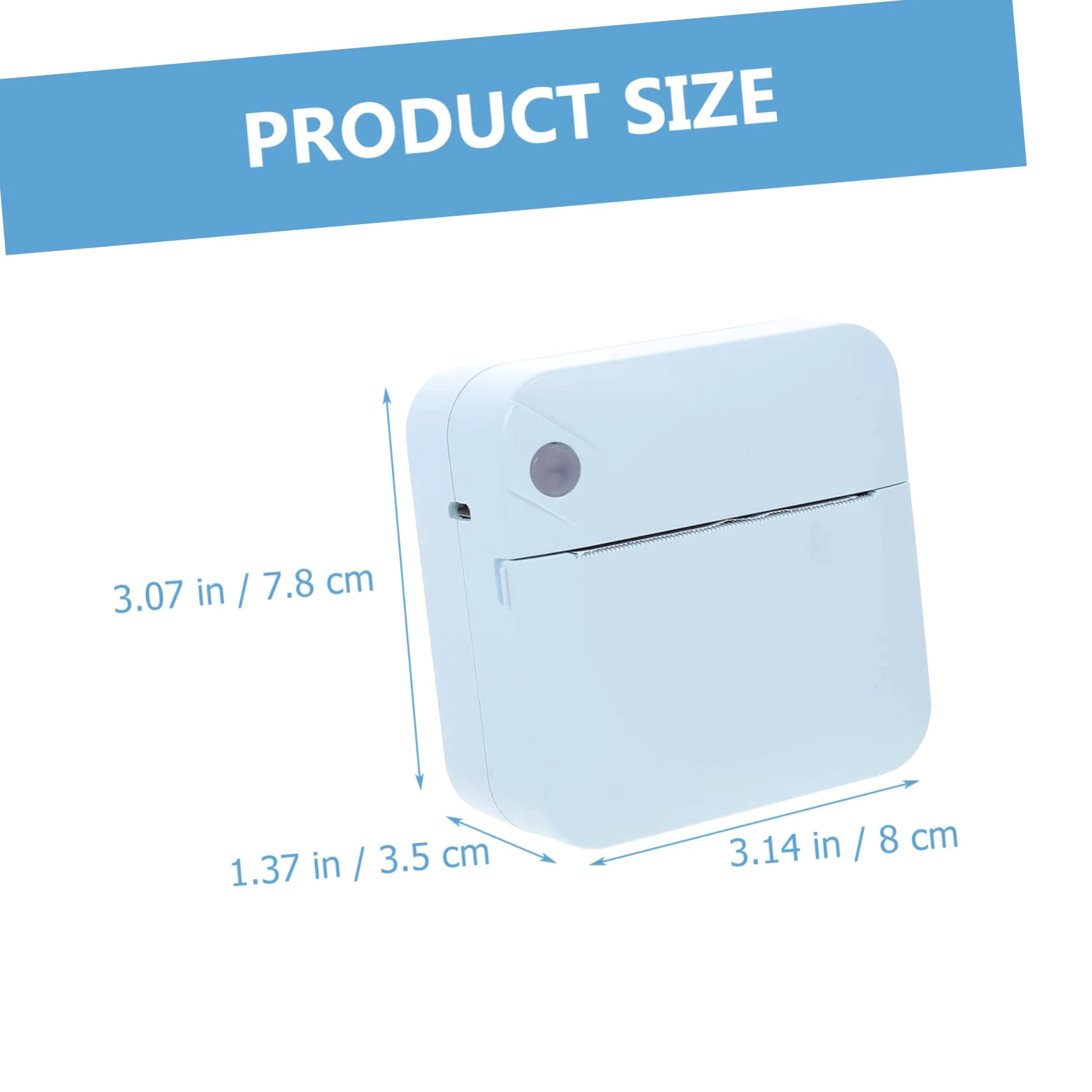 HOMSFOU Stampante Termica Portatile Etichettatrice Leggera in Plastica Ricarica Usb Wireless Per Casa Ufficio Supermercato