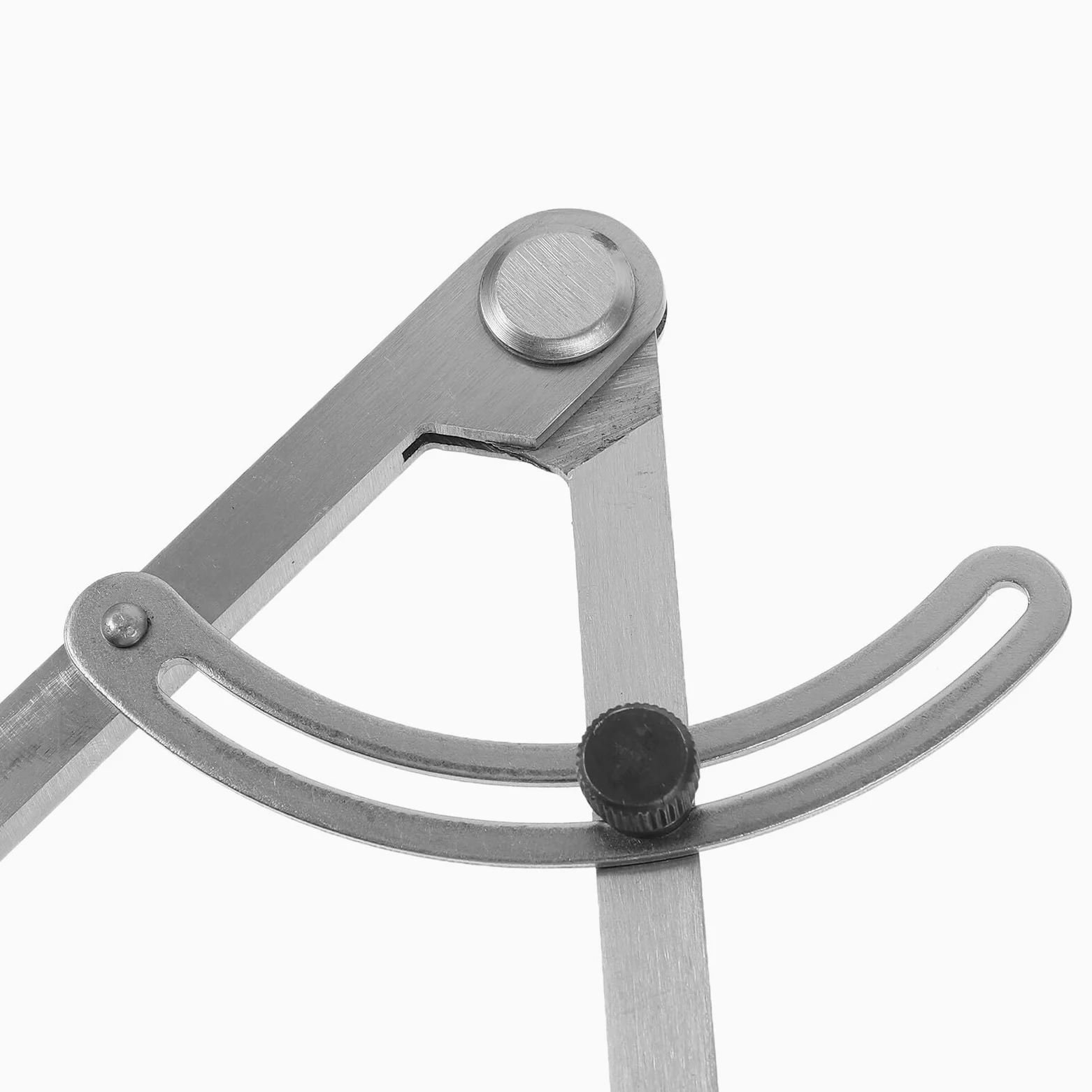 Compasso da Disegno Tecnico in Ferro Argento, Resistente alla Ruggine e Portatile, per Scuola e Insegnamento