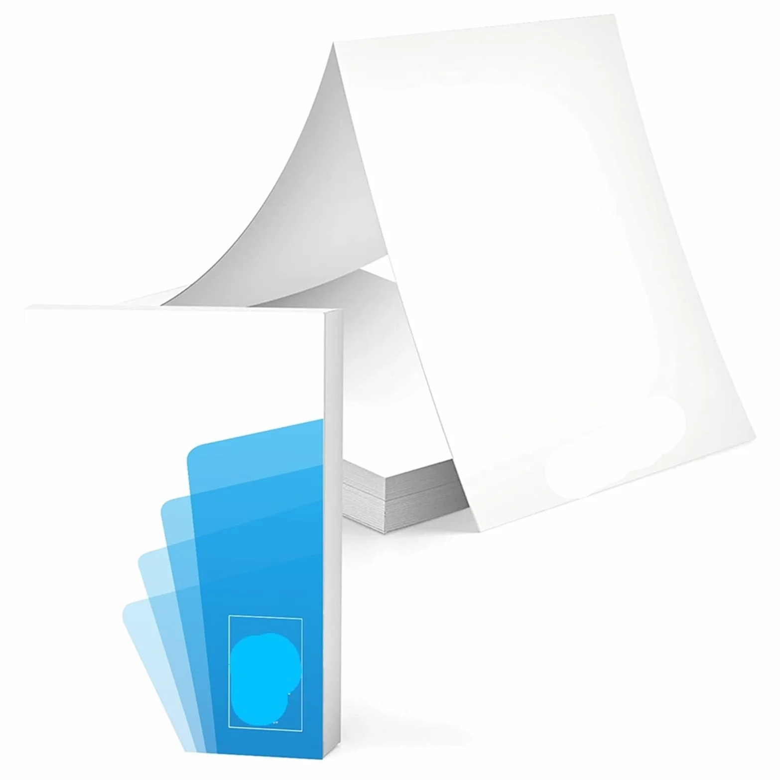 Carta Per Stampante A4 100/200 fogli A4 Carta termica pieghevole Stampa continua Riconoscimento automatico ufficiale(200Pcs)
